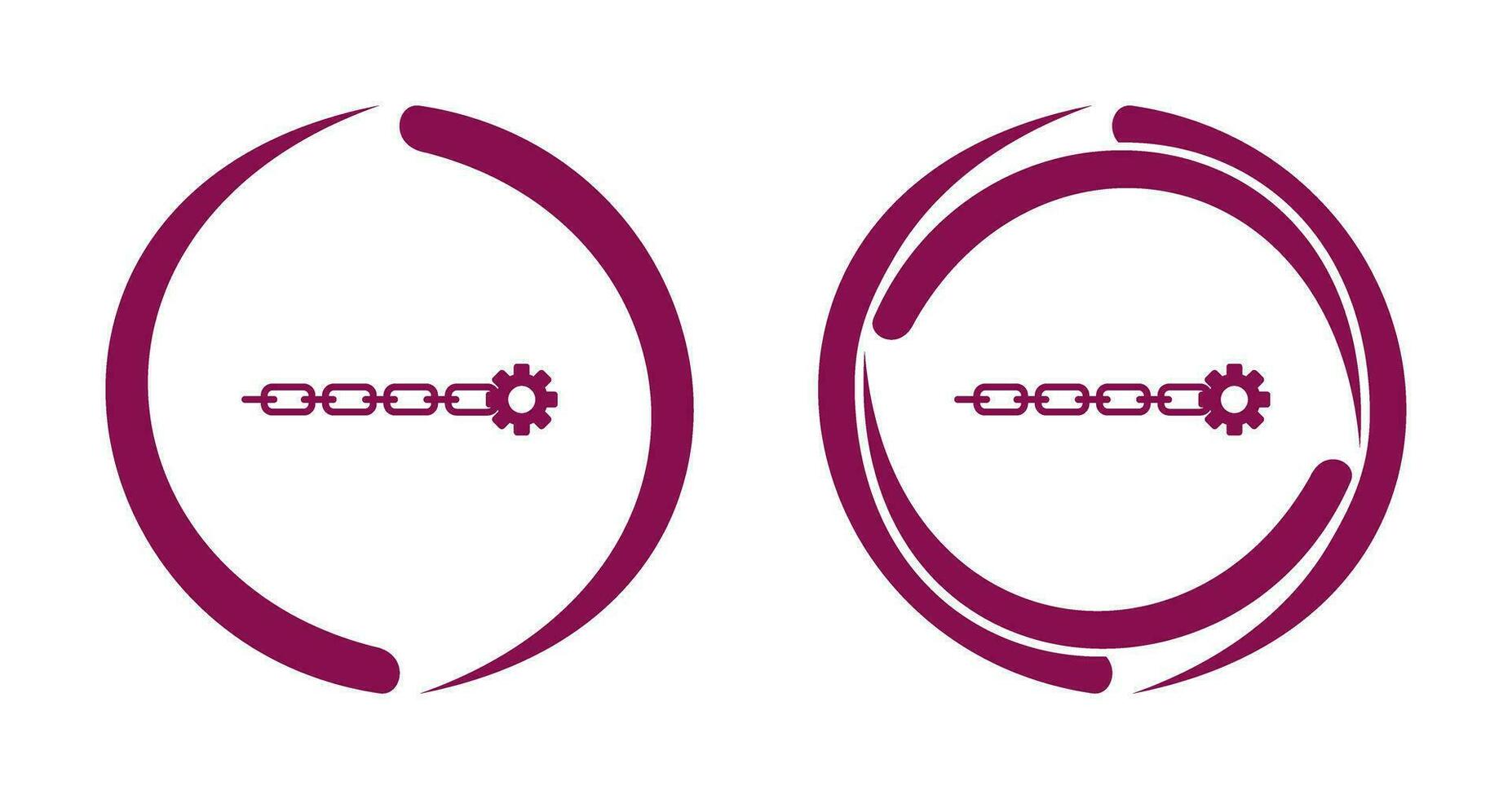 Unique Link Sales Vector Icon