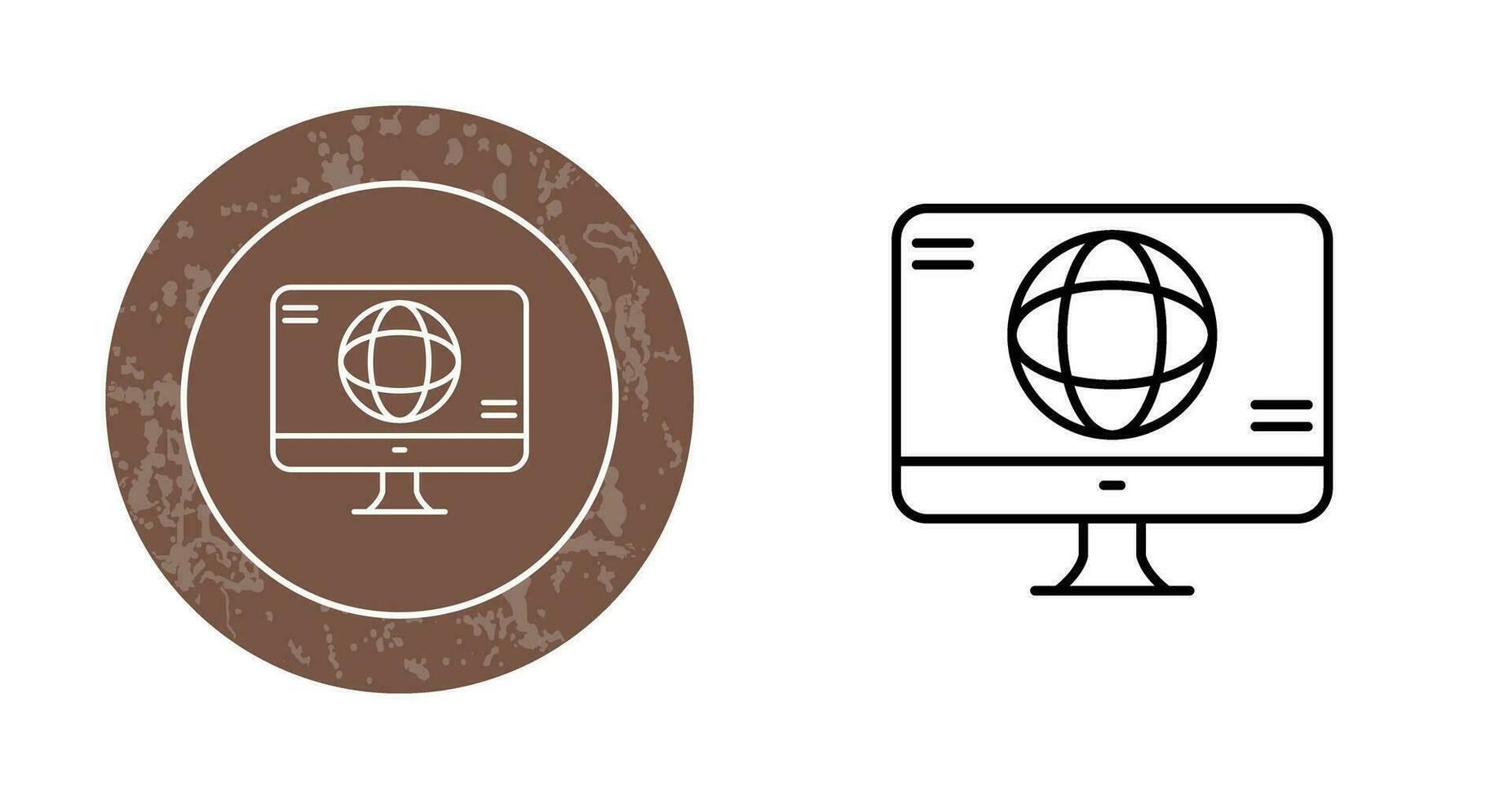 Monitor Vector Icon
