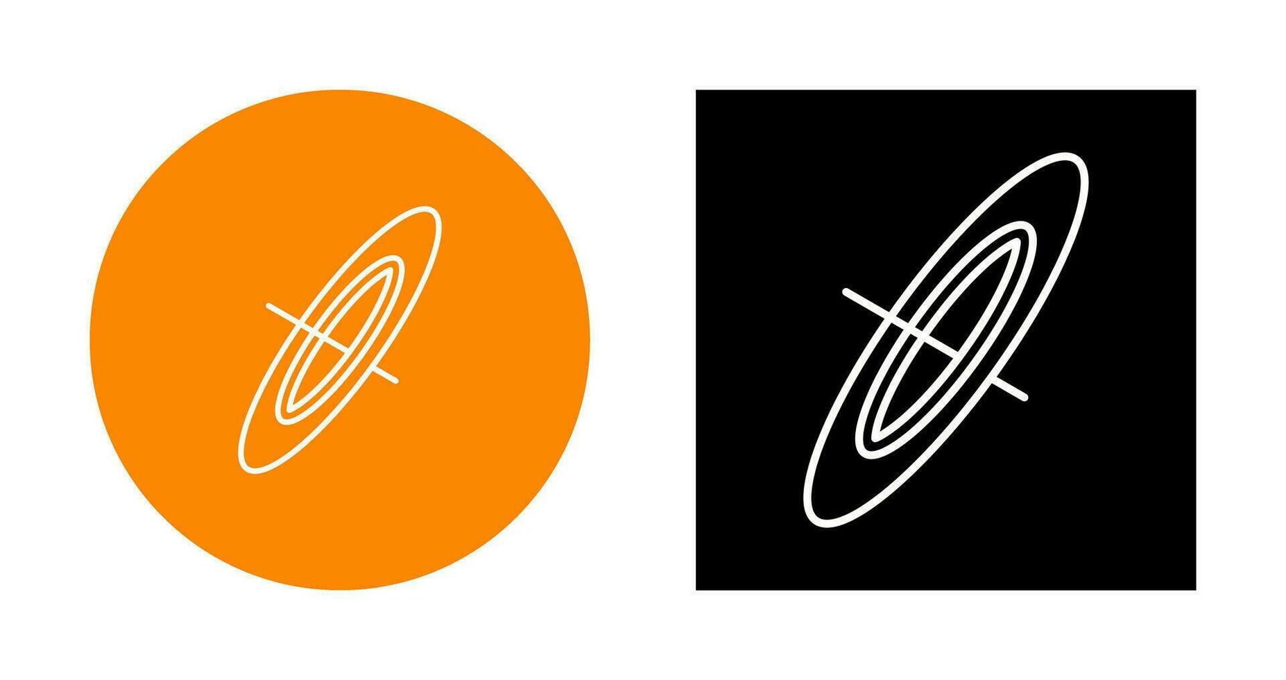 Black Hole Vector Icon