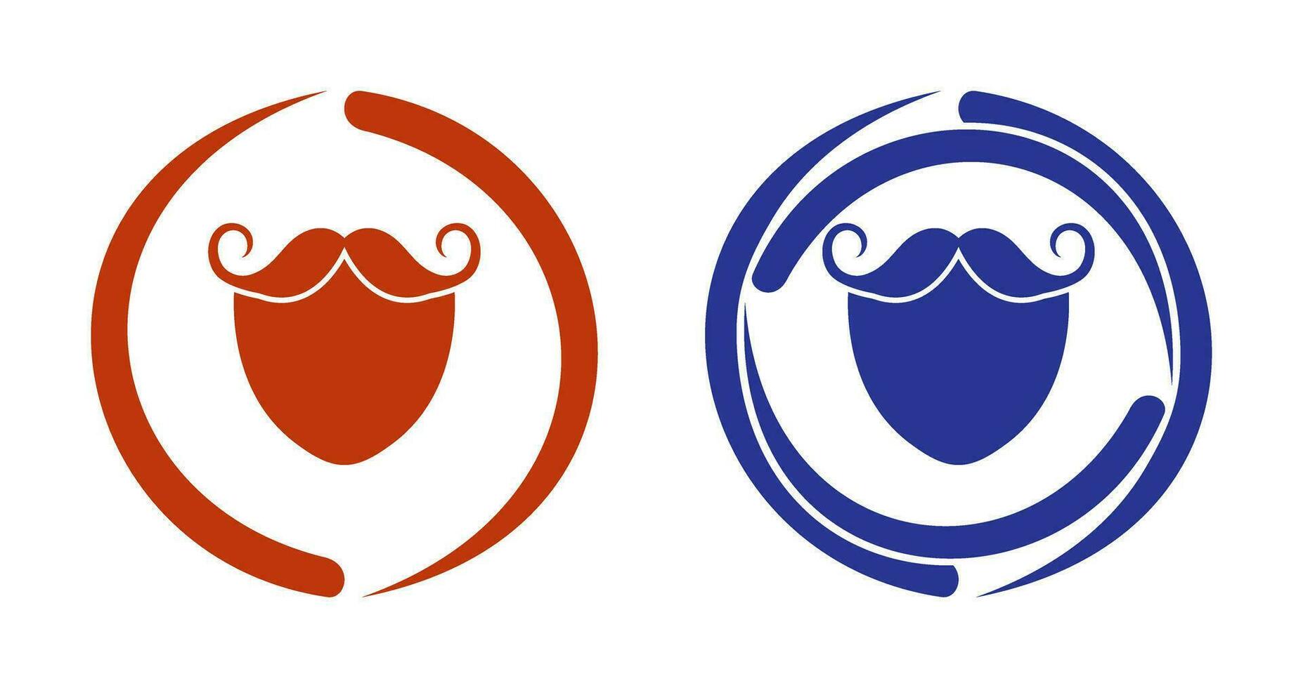 Beard and Moustache Vector Icon