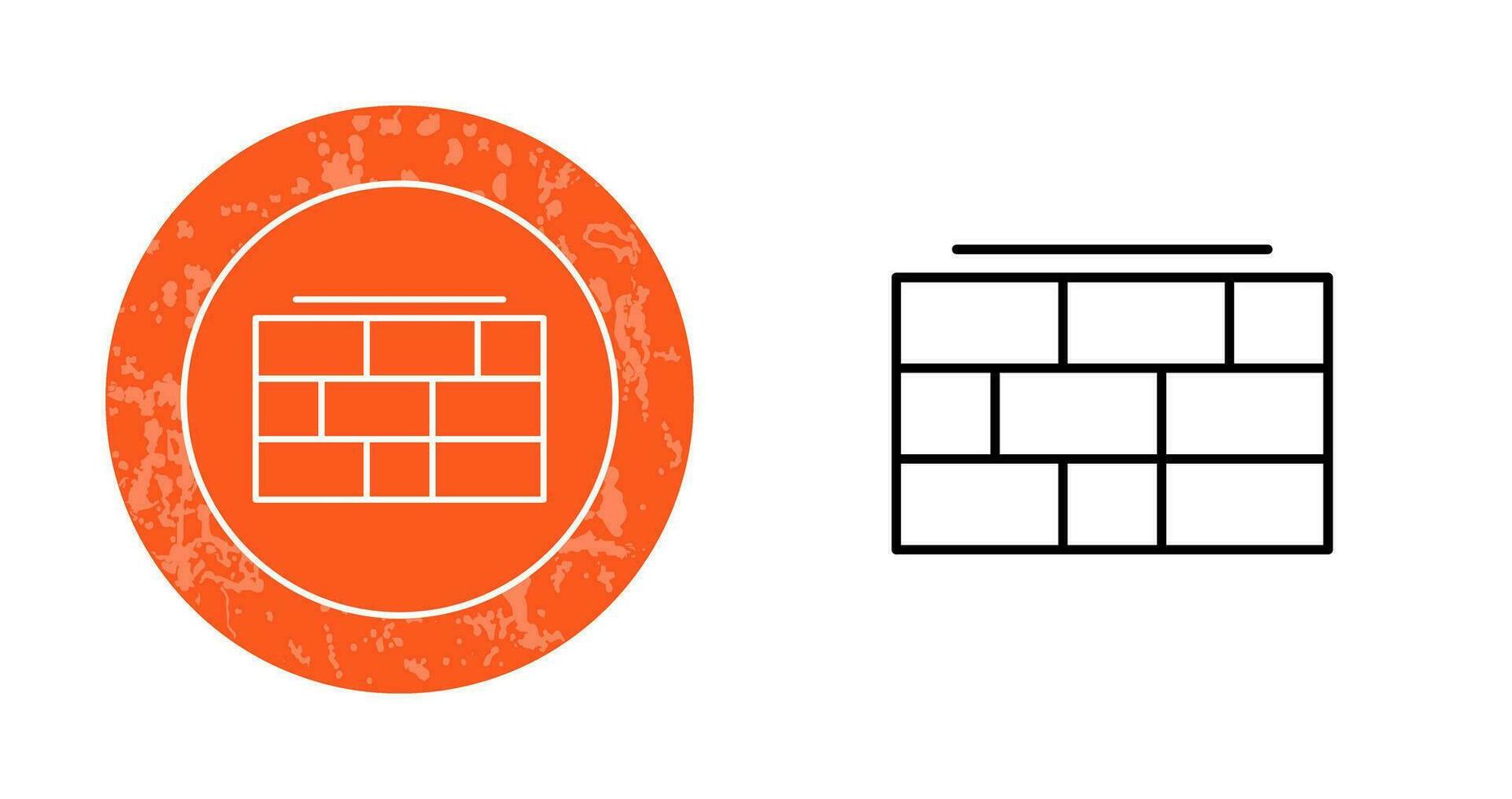 Brick wall Vector Icon