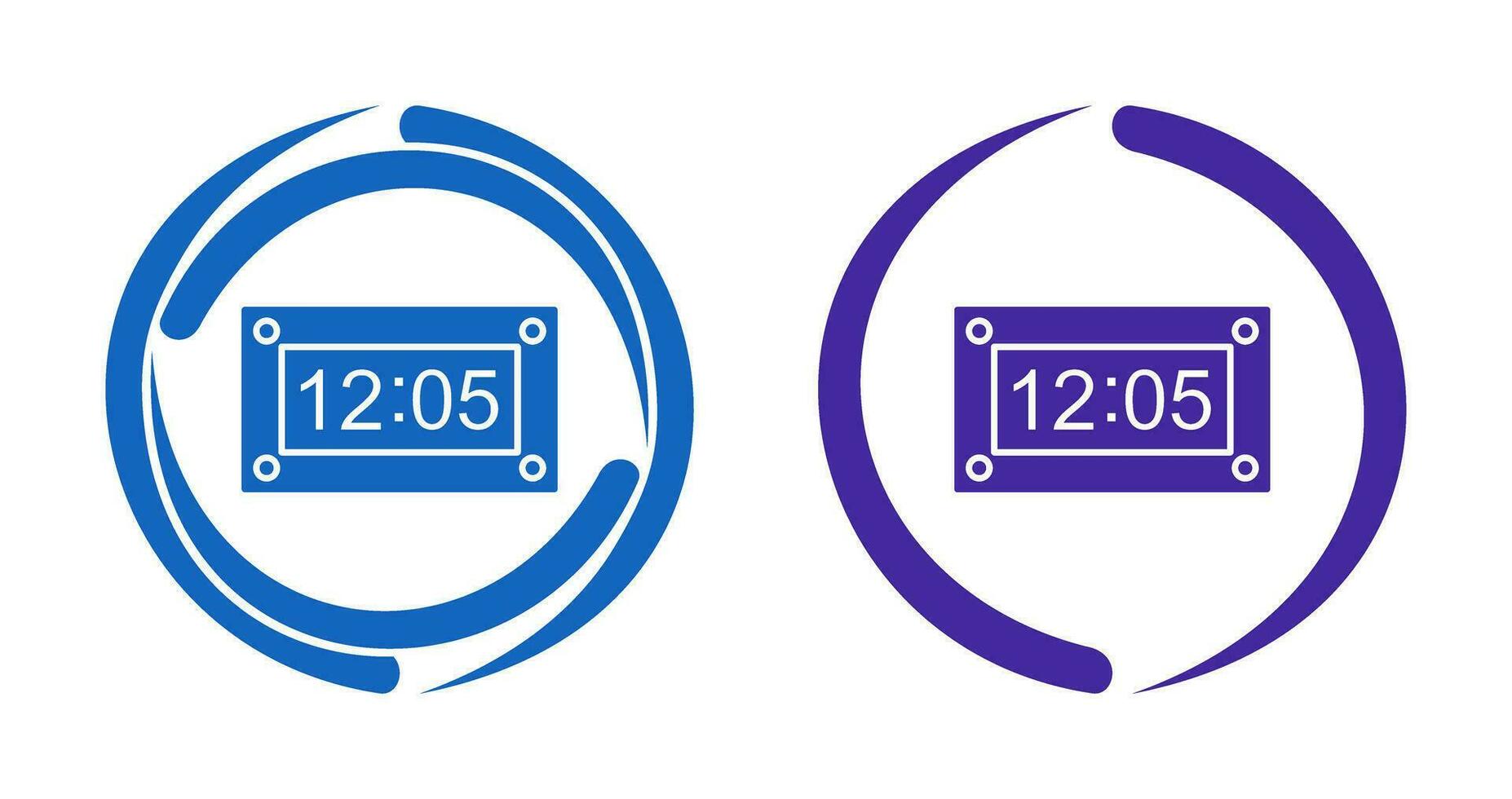 Unique Timer Vector Icon