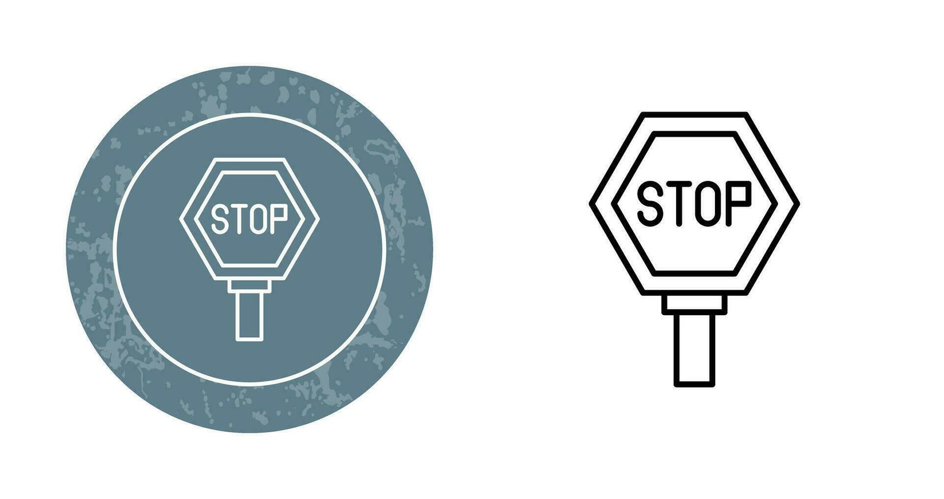 Stop Sign Vector Icon