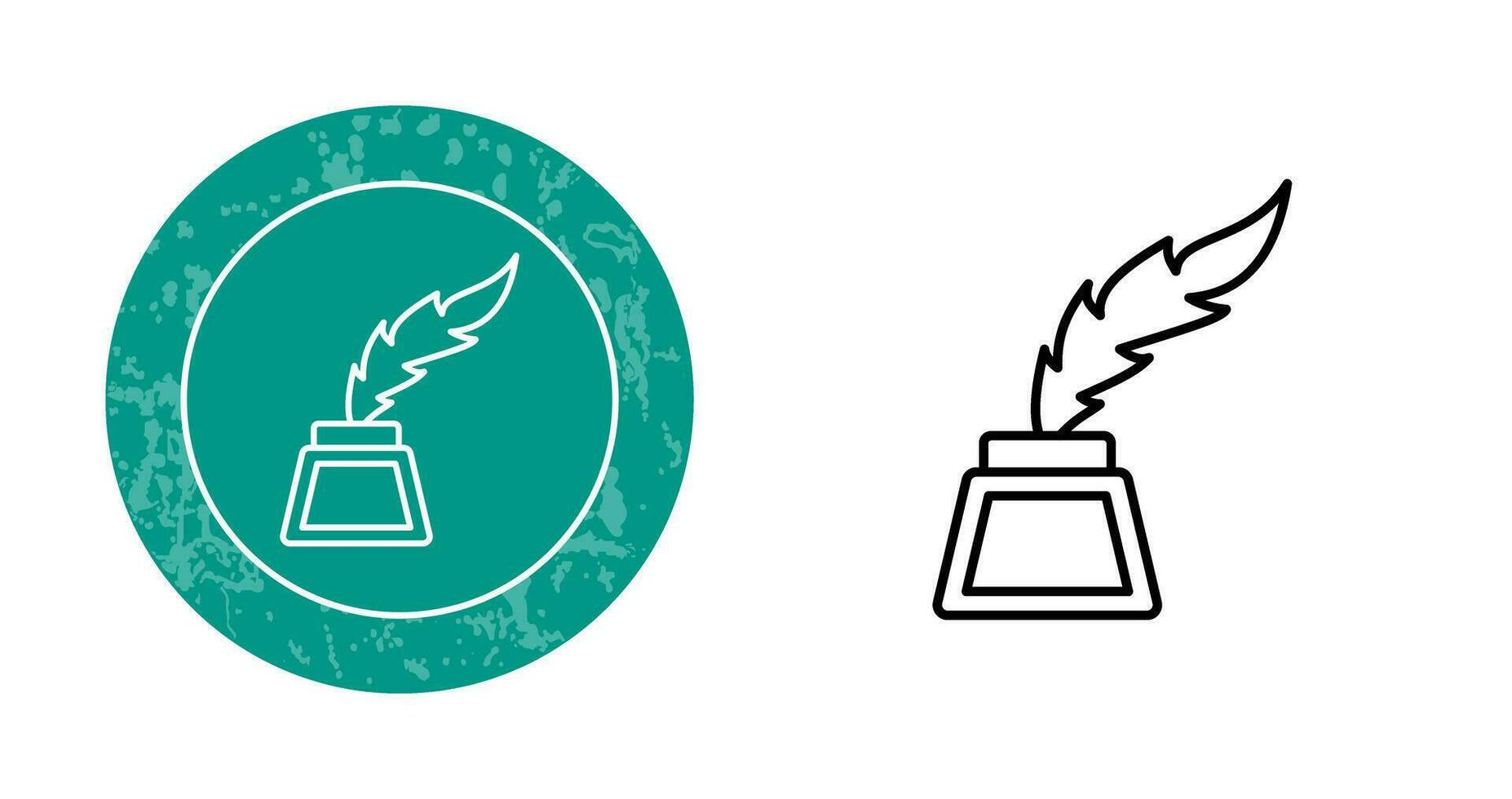 Inkwell Vector Icon