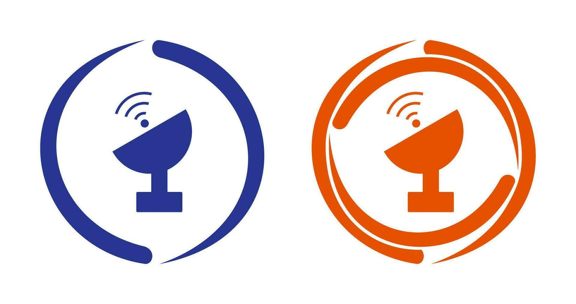 Unique Satellite Vector Icon