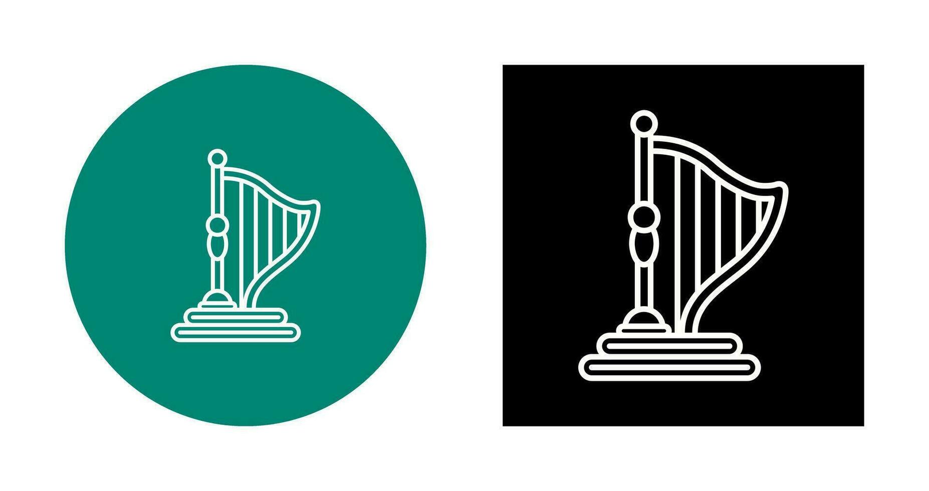 Harp Vector Icon