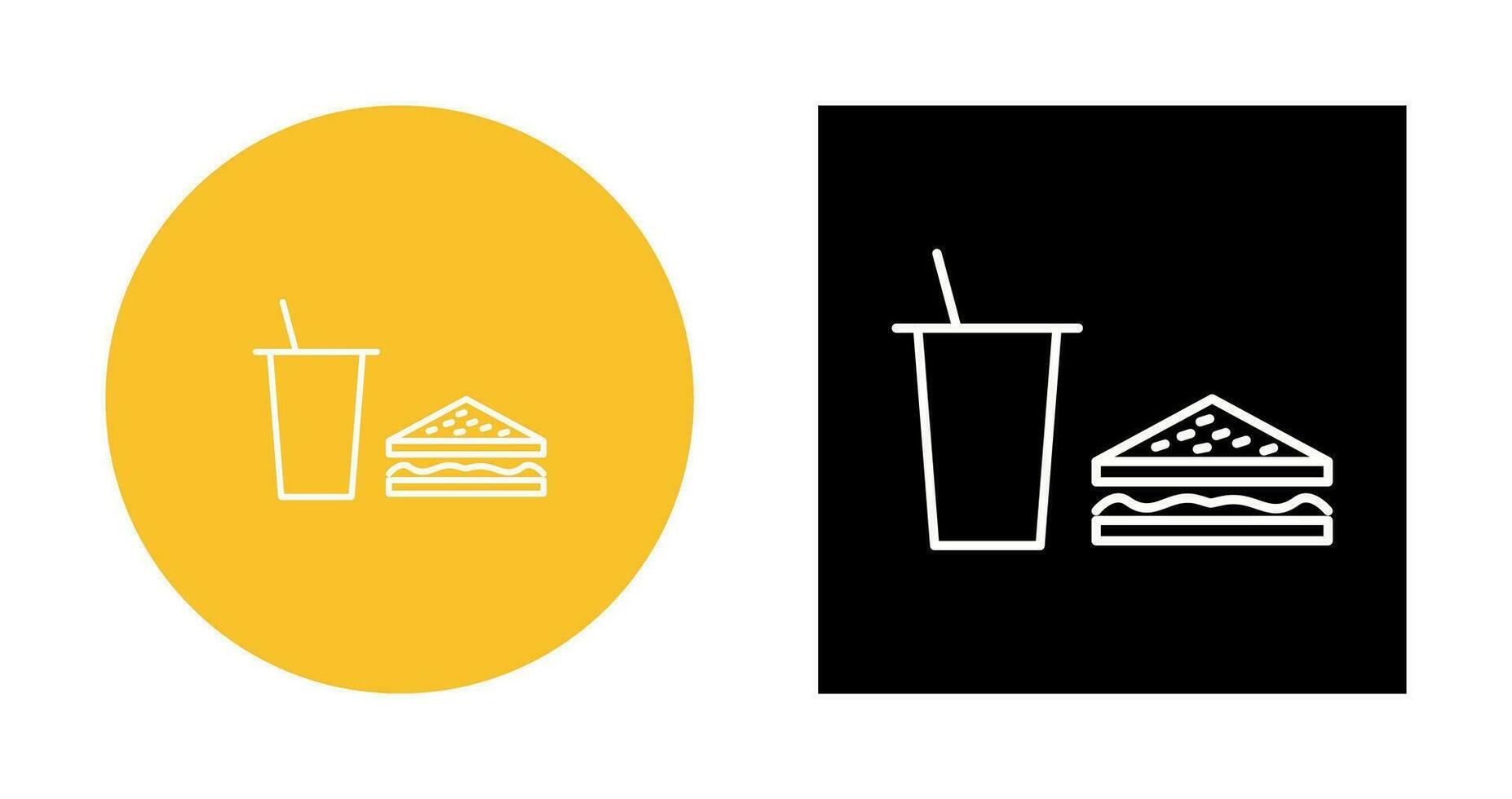 Unique Lunch Vector Icon