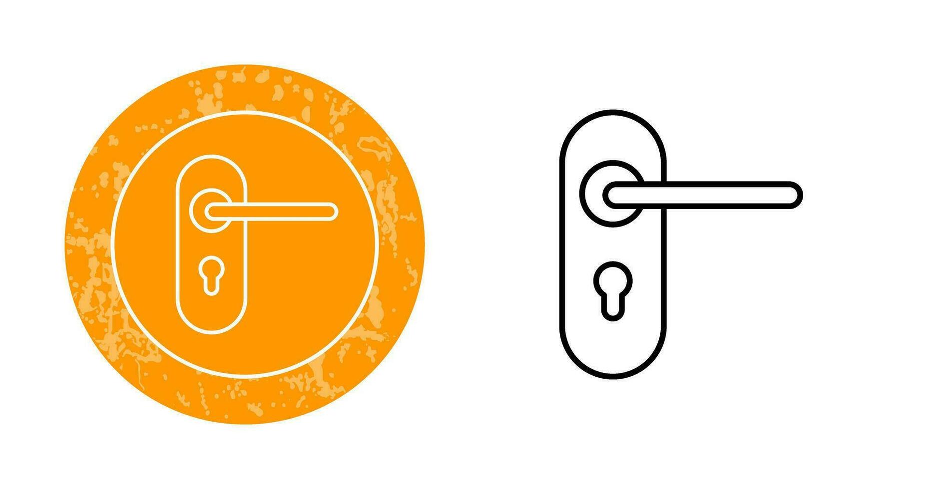 Door Lock Vector Icon