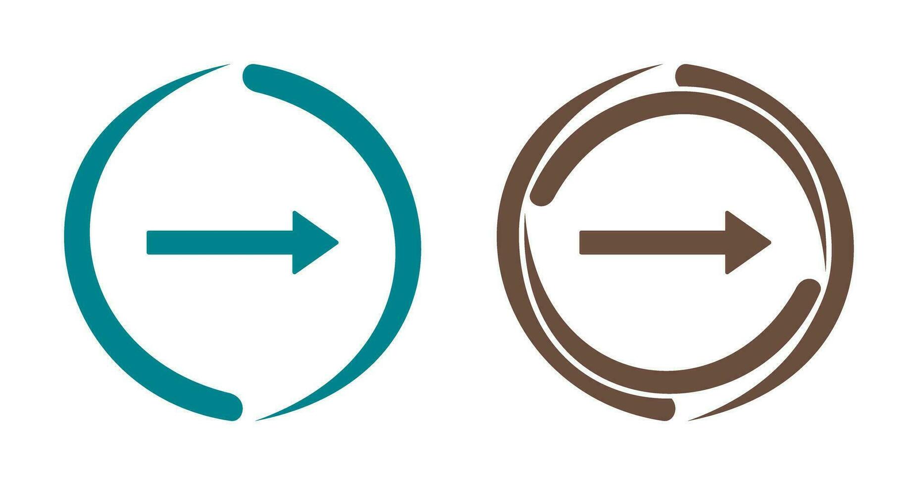 Unique Right Arrow Vector Icon