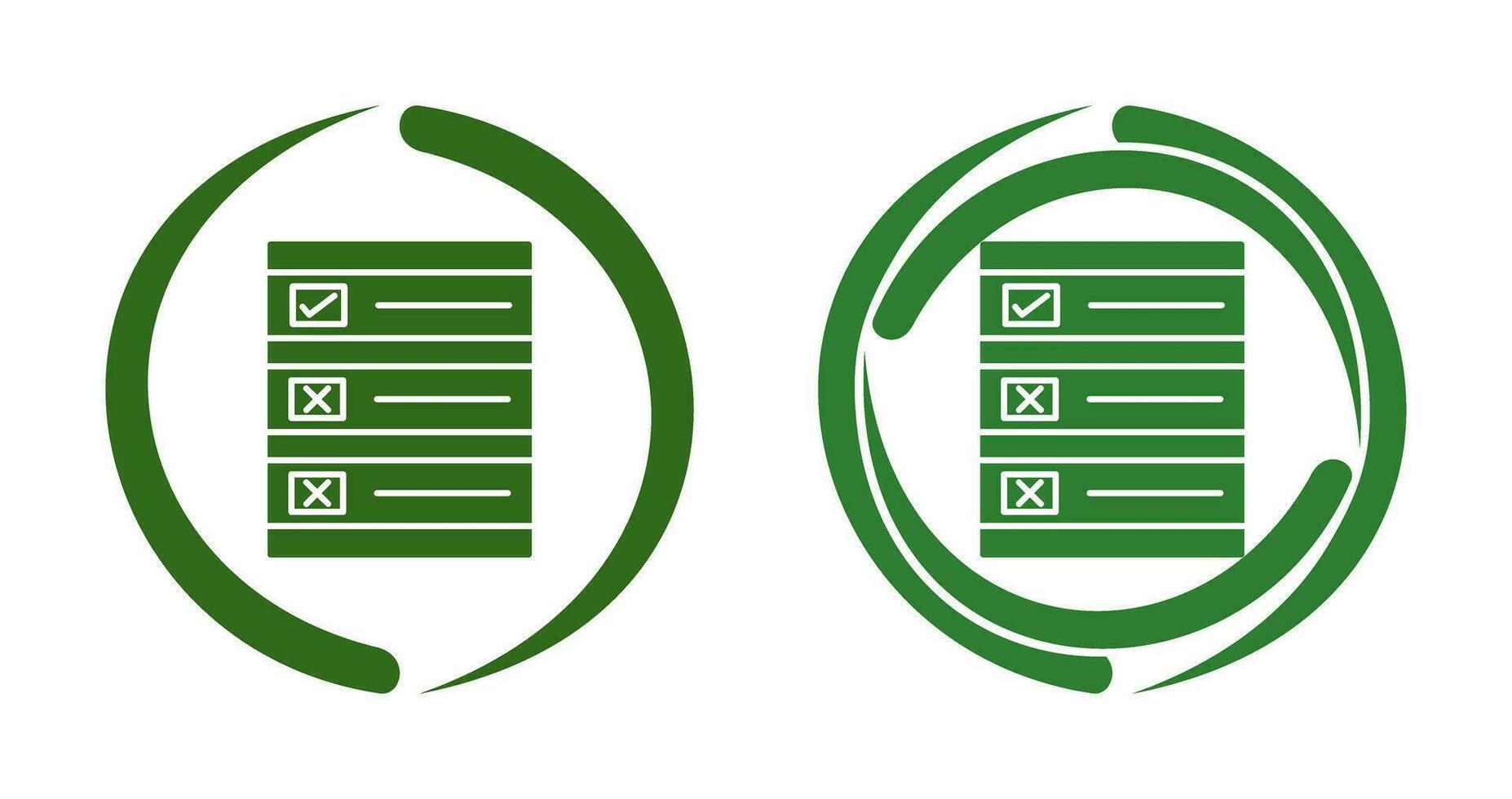 Ballot Paper Vector Icon
