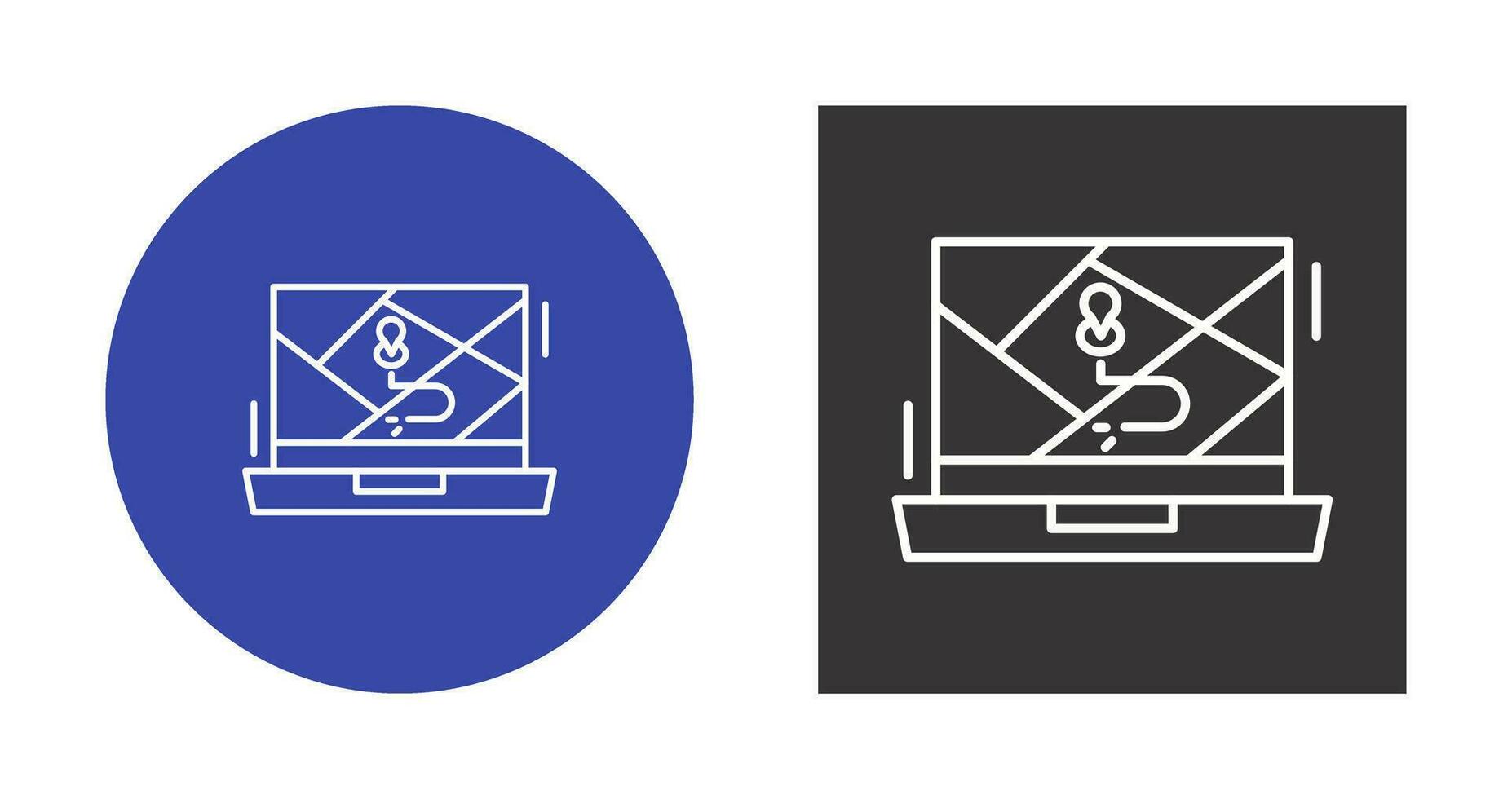 Google Map Vector Icon