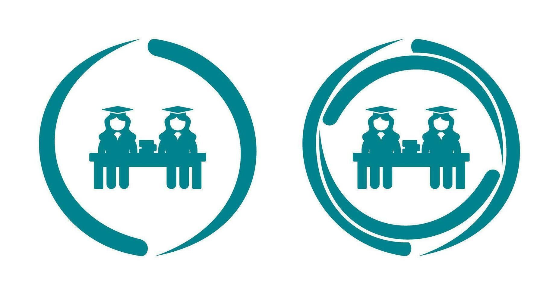 Unique Combined Study Vector Icon