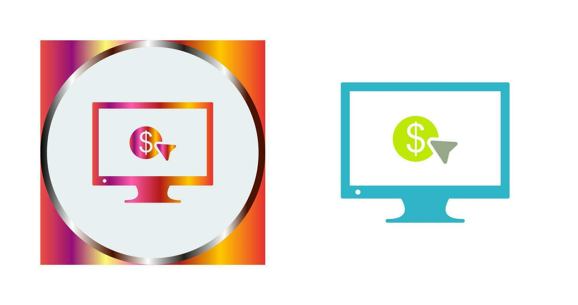 Unique Pay Per Click Vector Icon