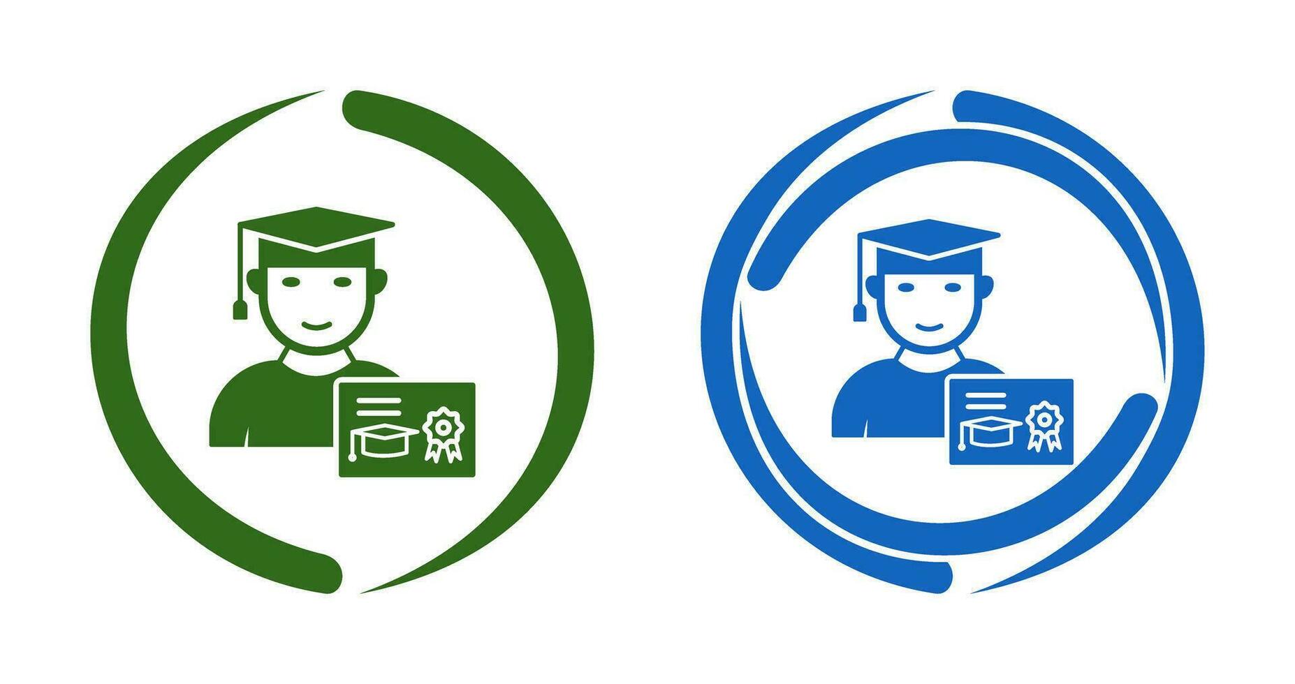 Unique Receiving Degree Vector Icon