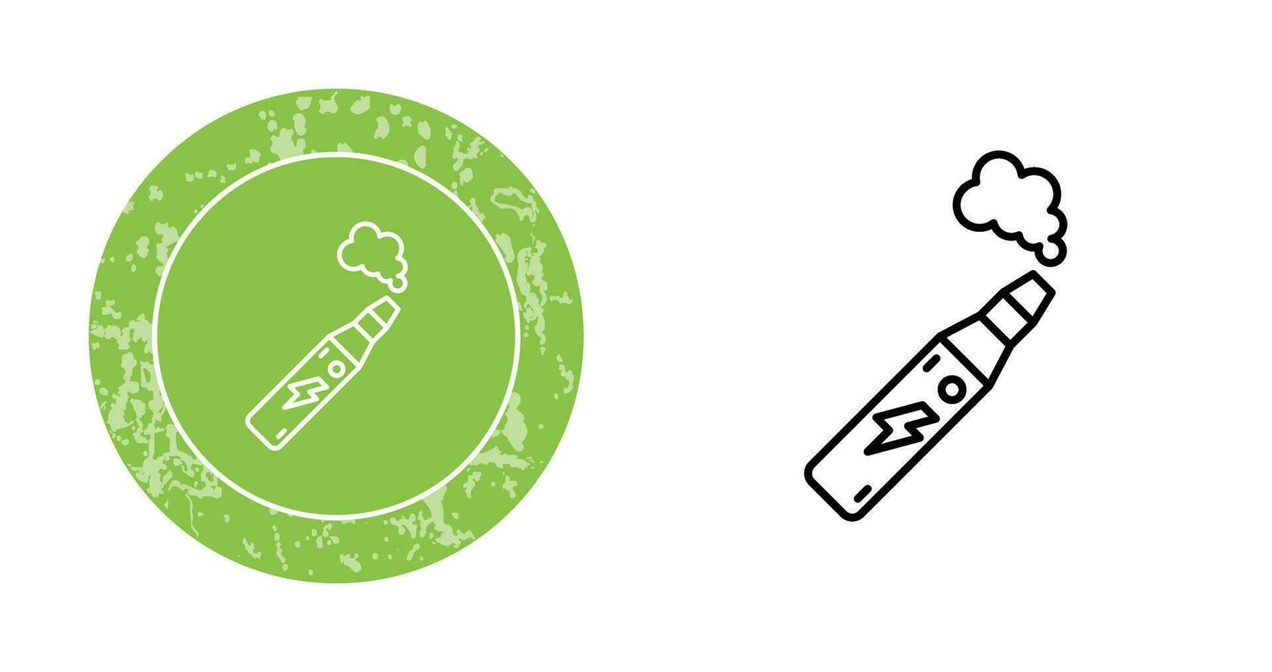 Electronic Cigarette Vector Icon