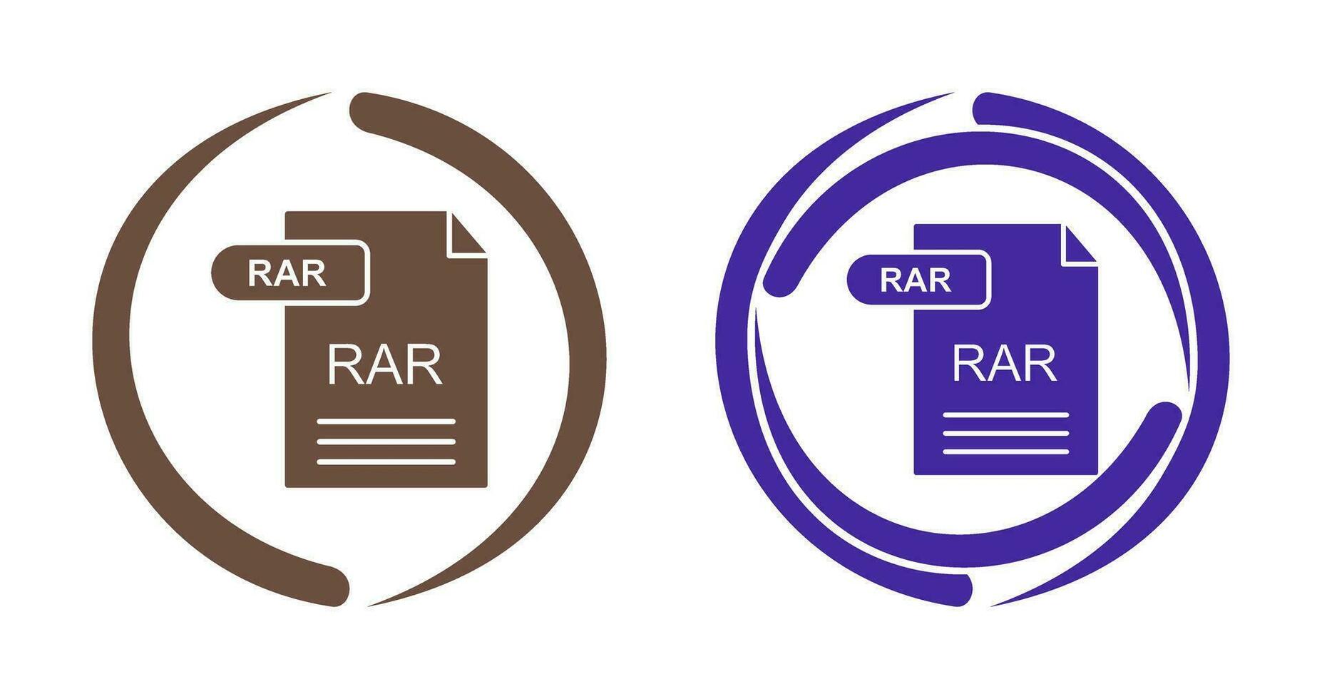 RAR Vector Icon