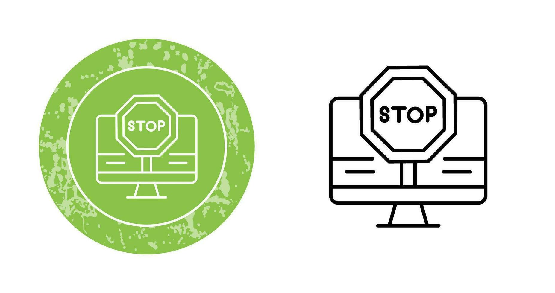 Stop Vector Icon