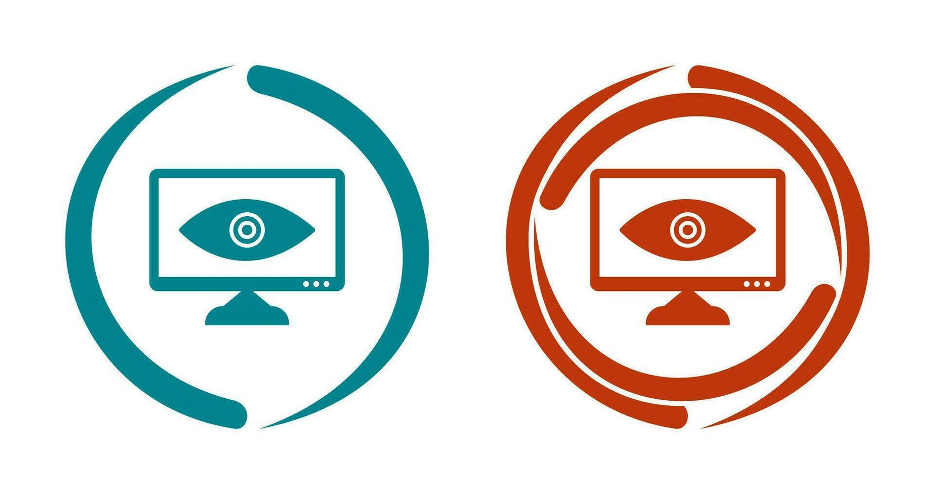 Unique Web Visibility Vector Icon