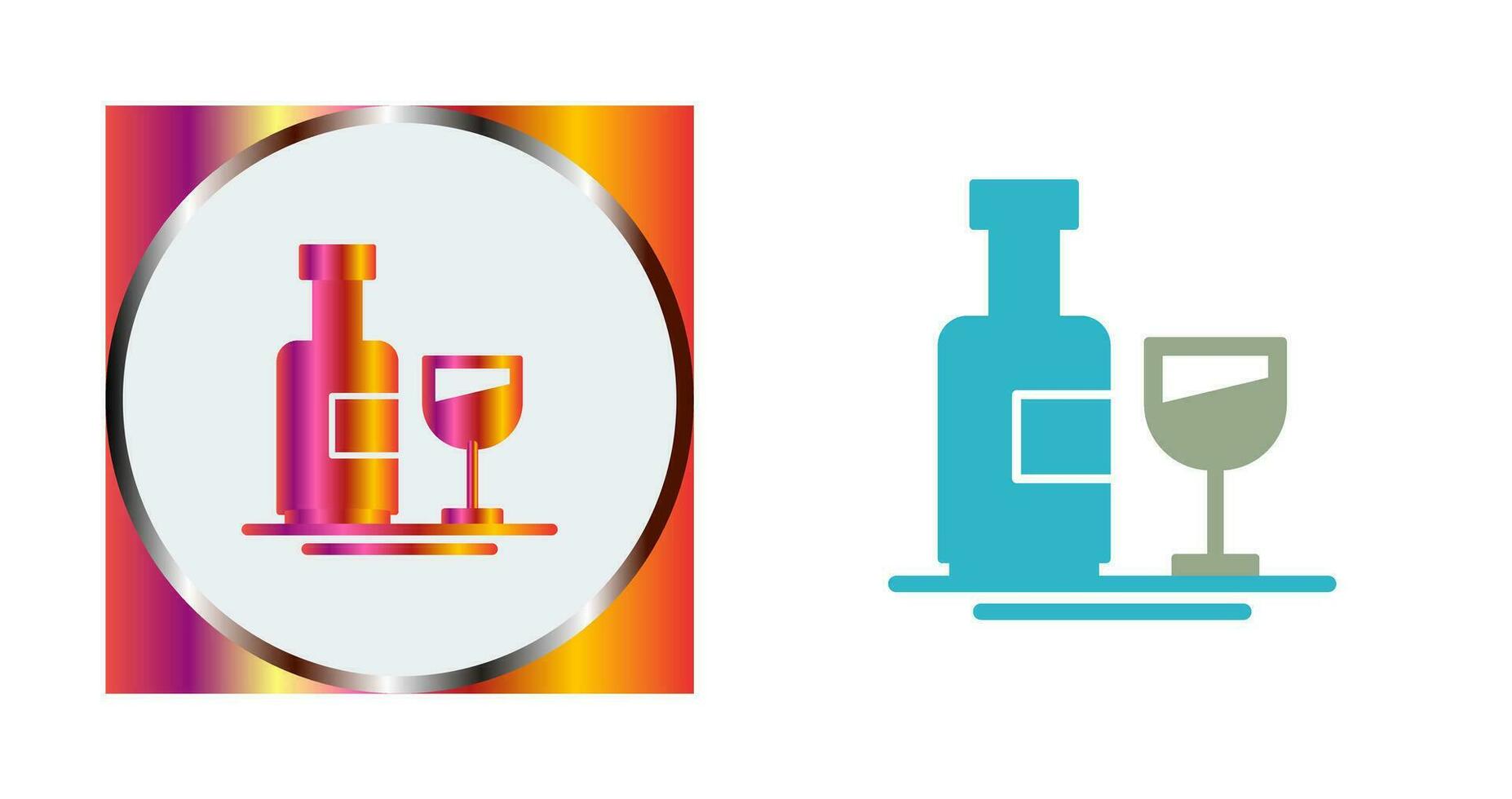 Wine Bottle Vector Icon