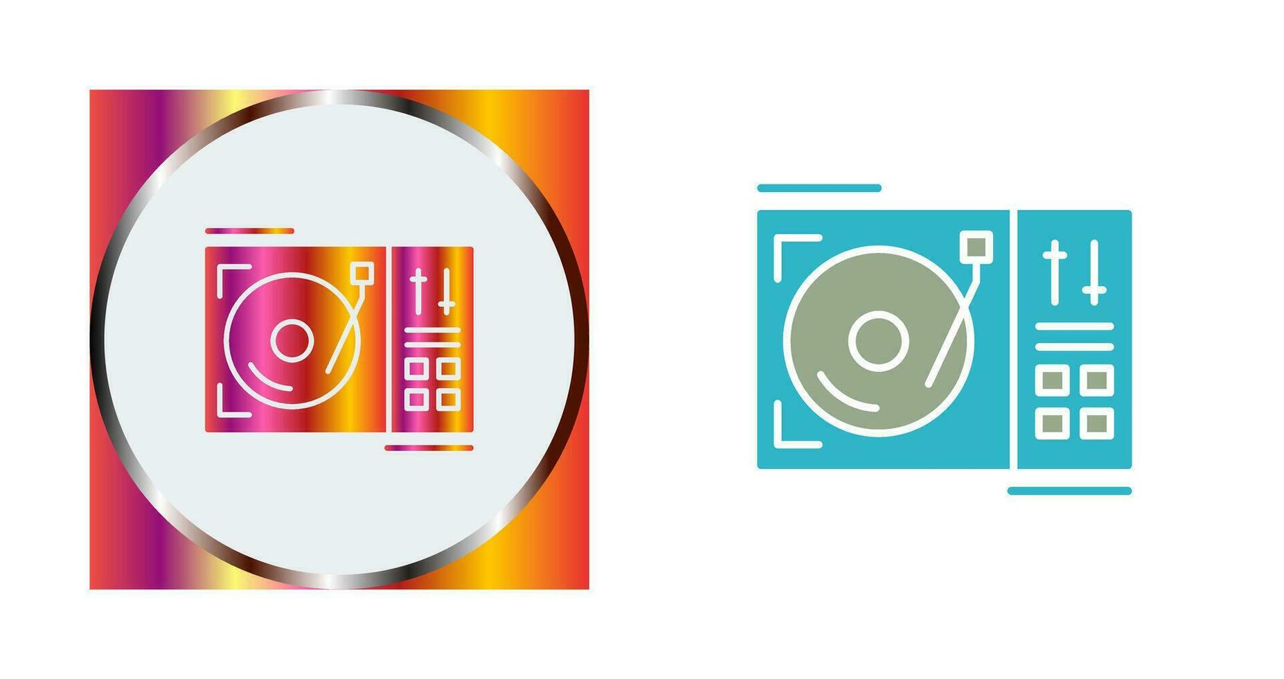 Turntable Vector Icon