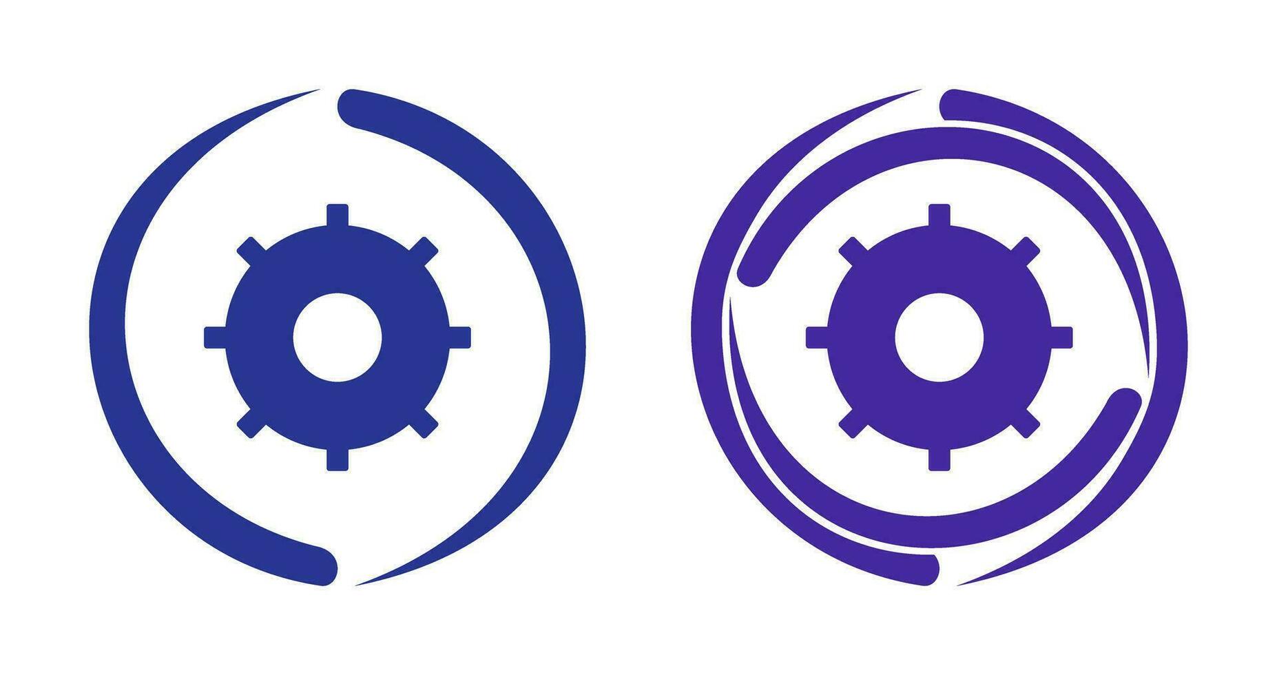 Unique Settings Vector Icon