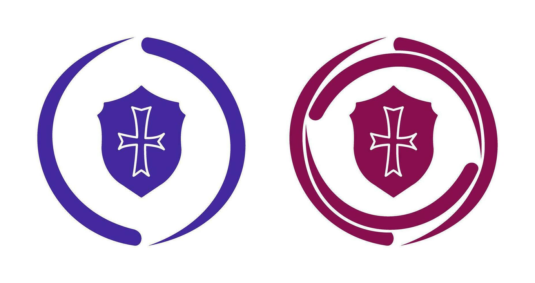 Unique Sheild Vector Icon