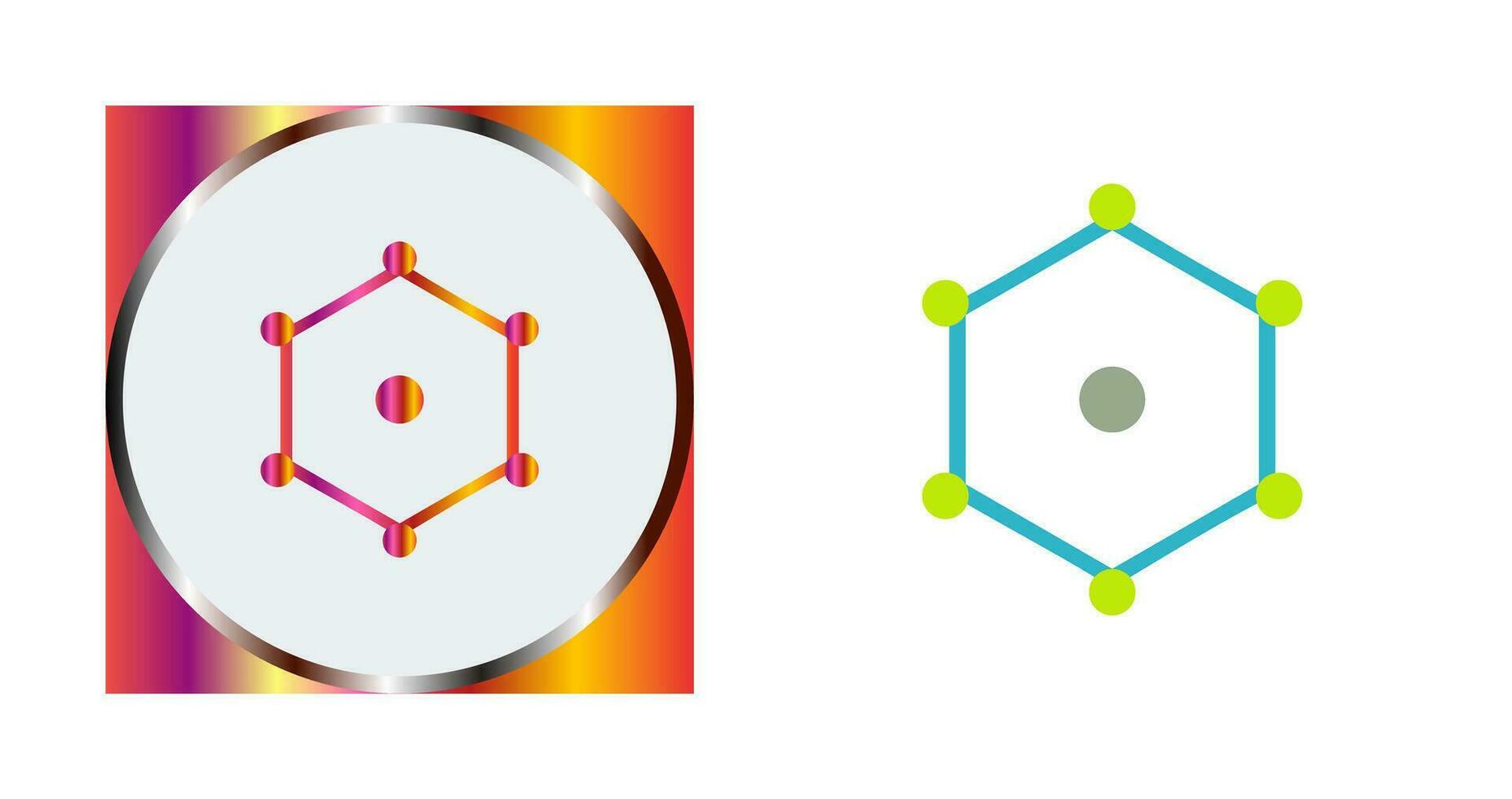 Unique Nodes Vector Icon