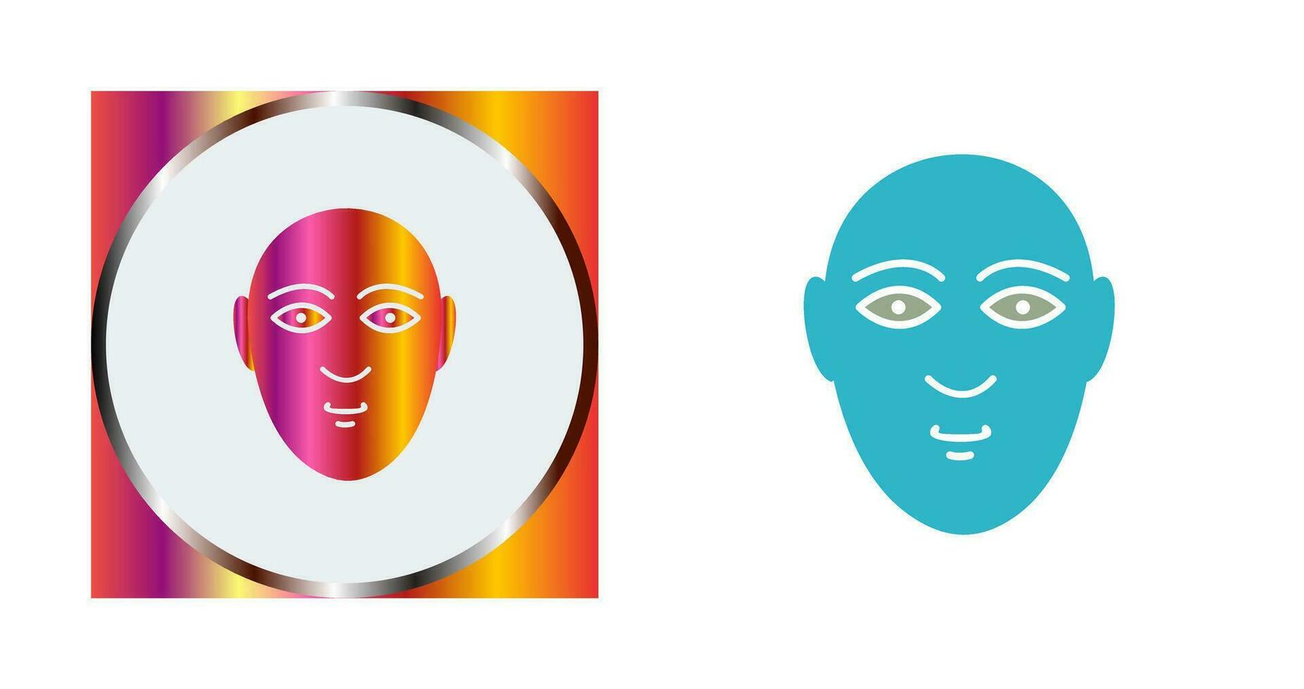 Human Face Vector Icon