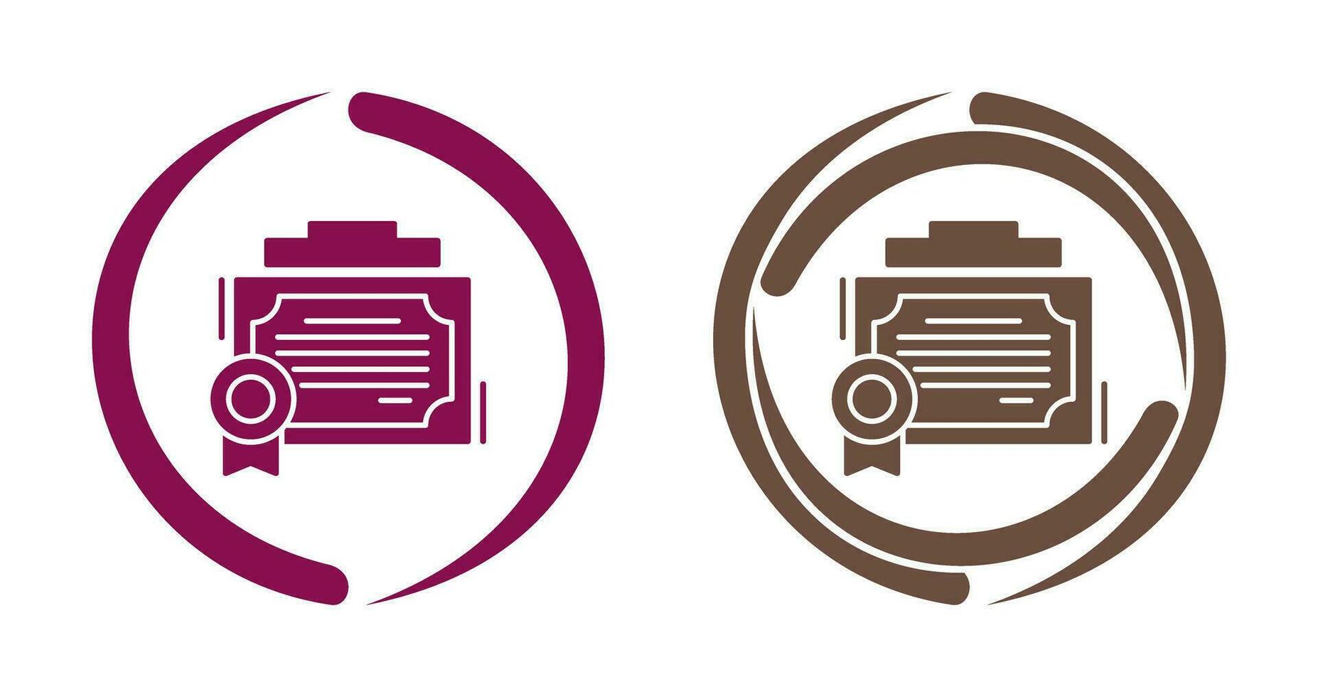 Certificate Vector Icon