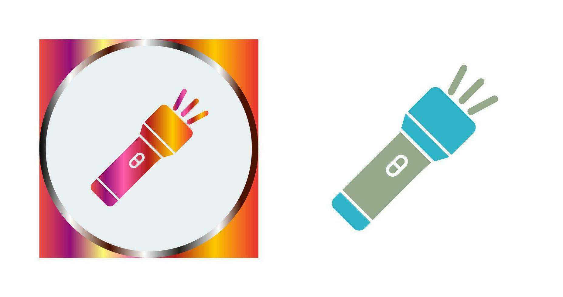 Flashlight Vector Icon