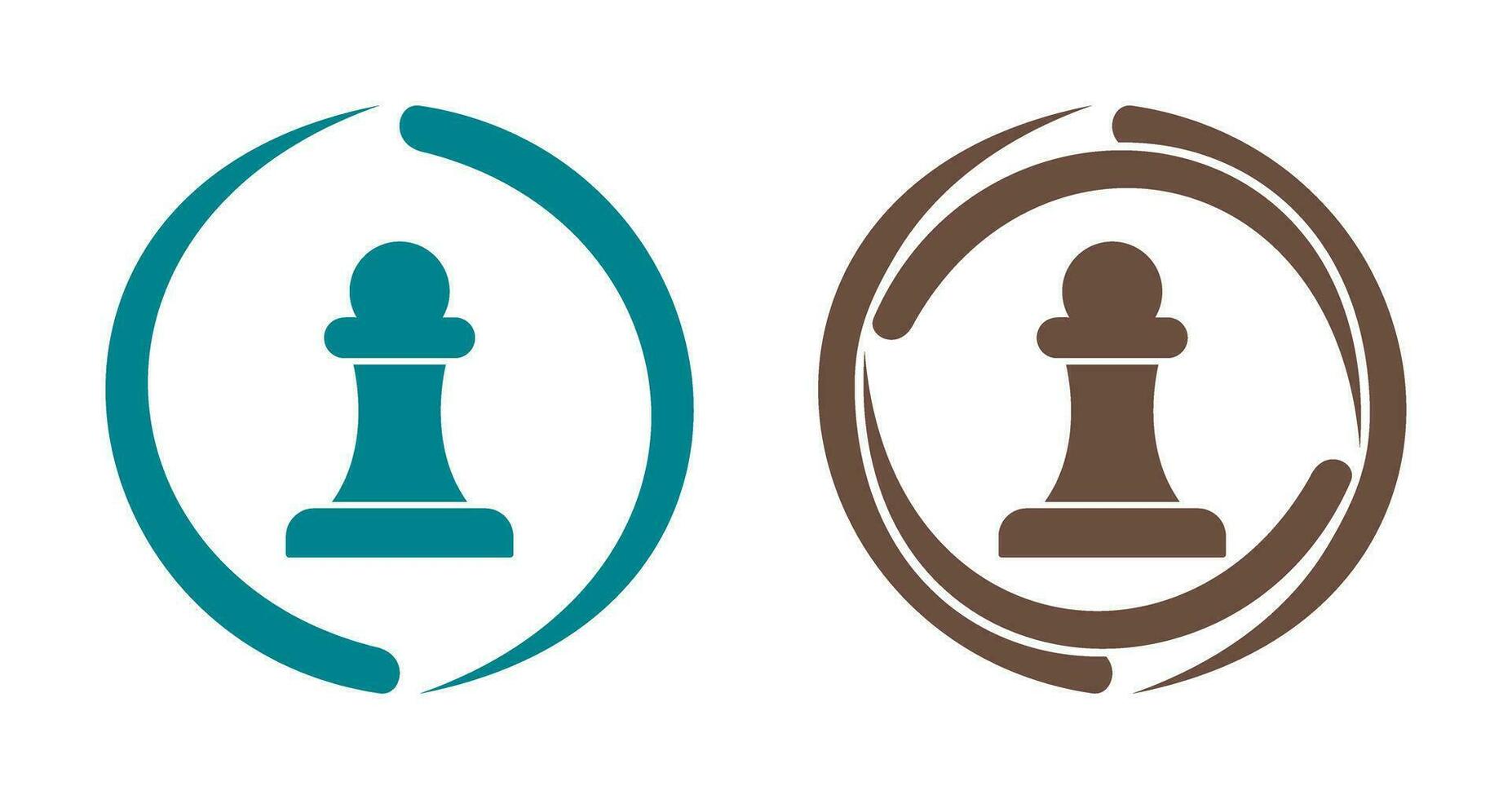 Unique Pawn Vector Icon