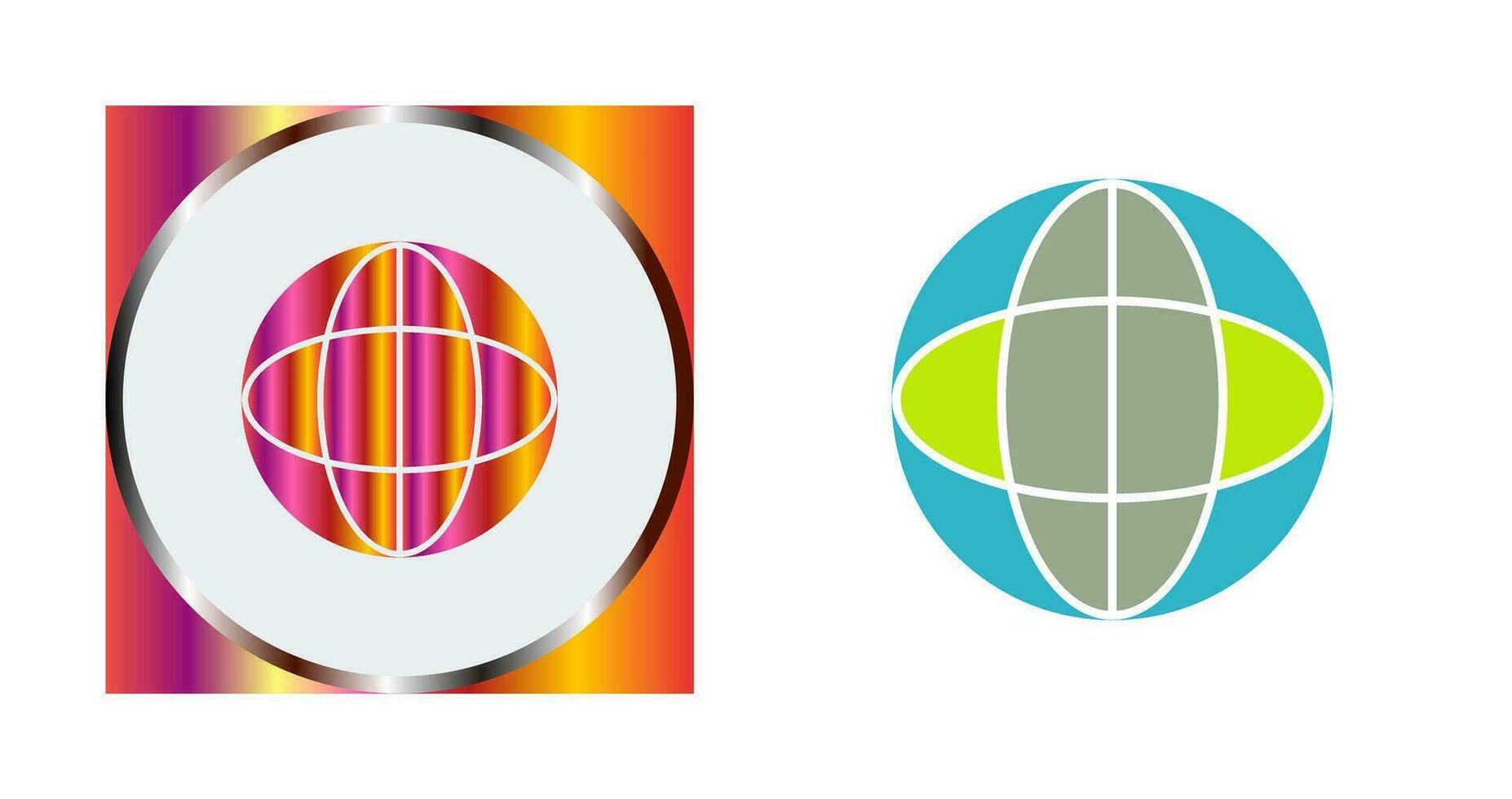 Unique Globe Vector Icon
