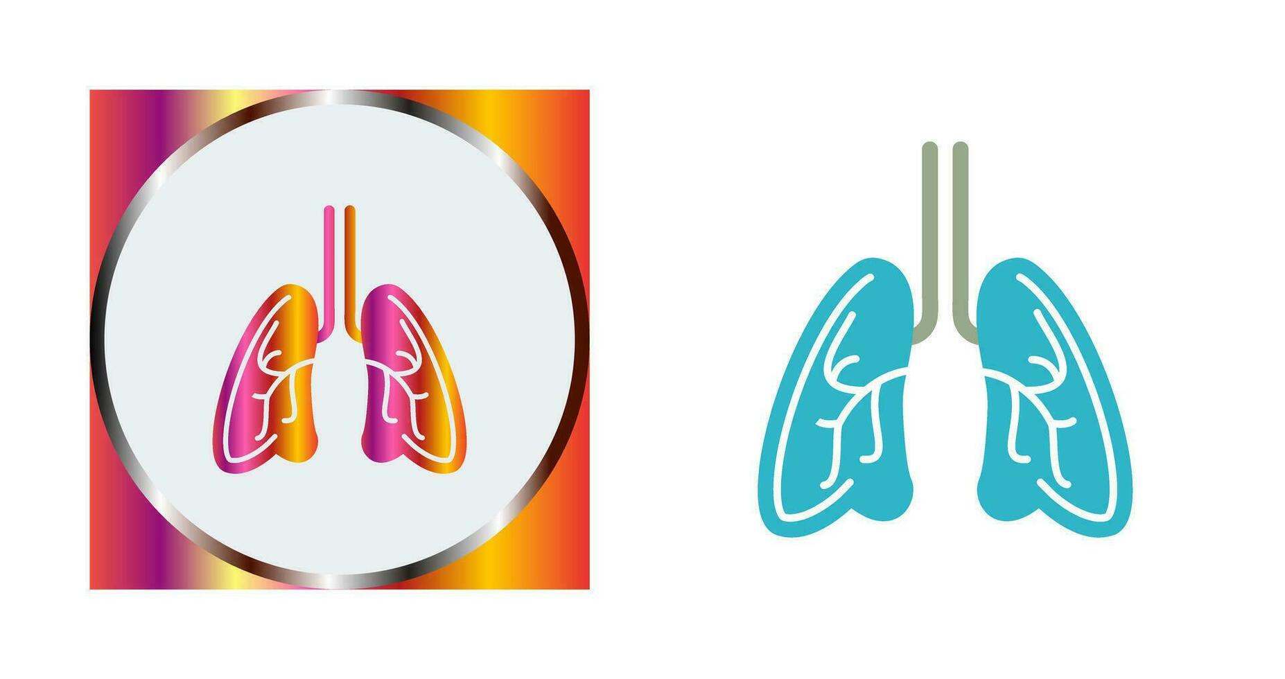 Lungs Vector Icon