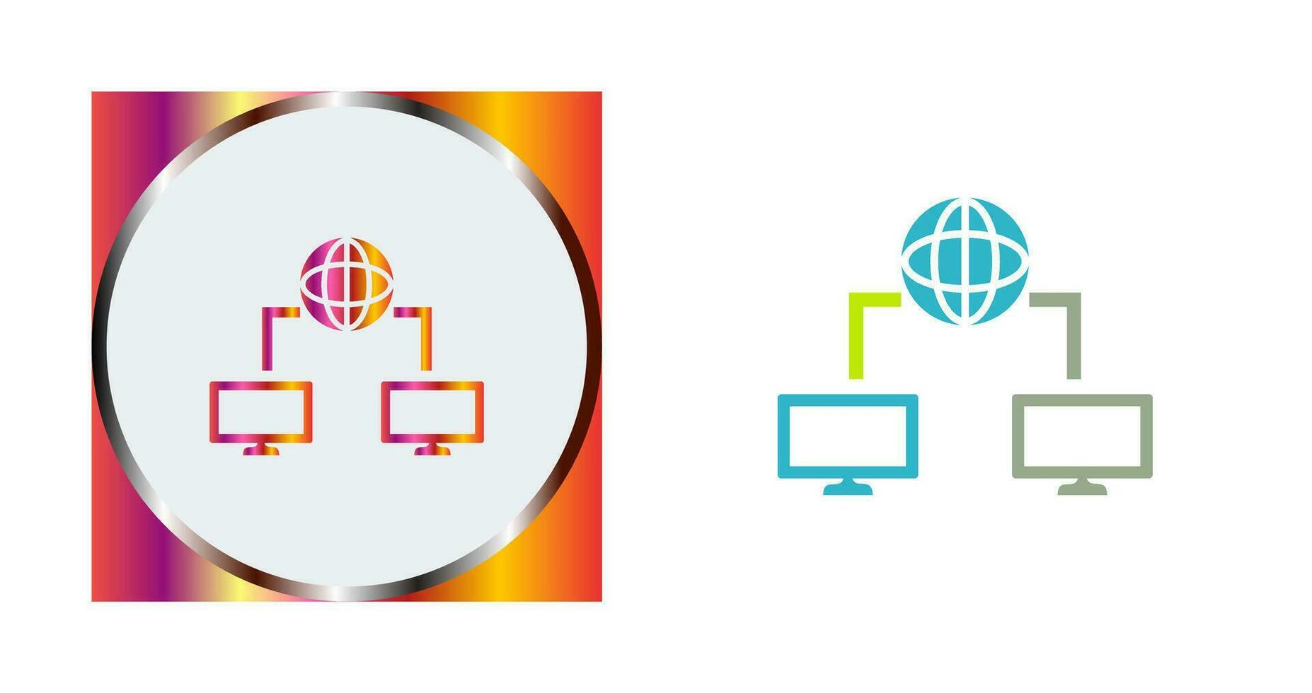 Unique Internet Connectivity Vector Icon