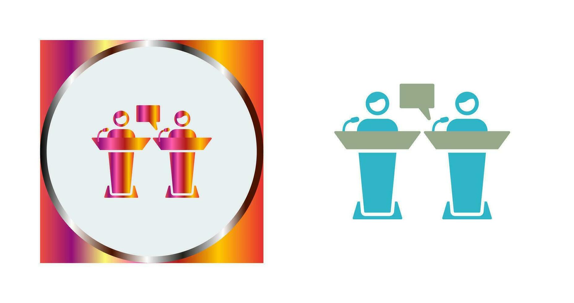 Debate Vector Icon