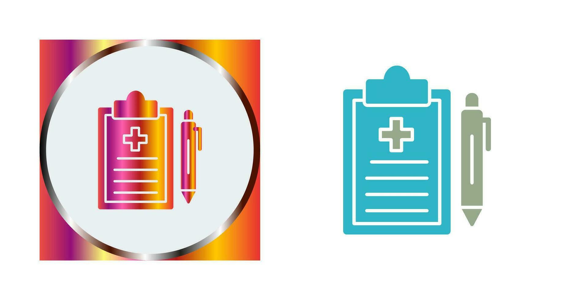 Medical Record Vector Icon