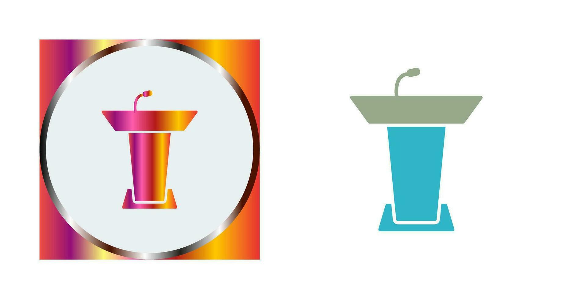 Podium Vector Icon