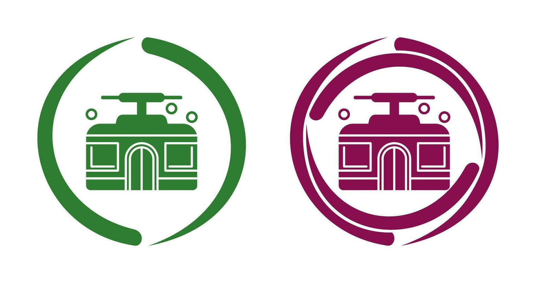Cable Car Vector Icon