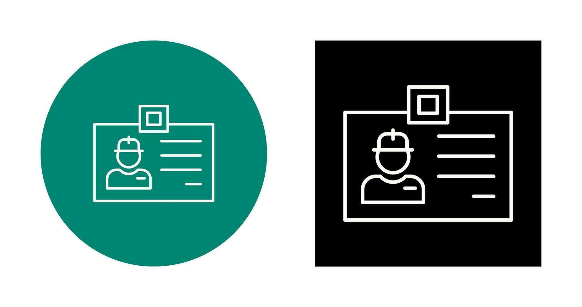 Identity Card Vector Icon
