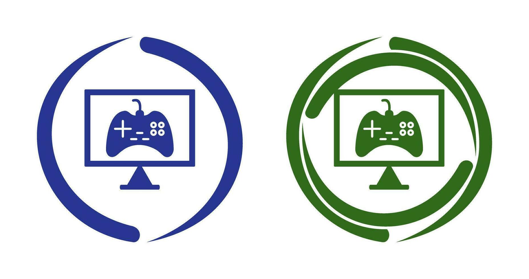 Unique Online Games Vector Icon