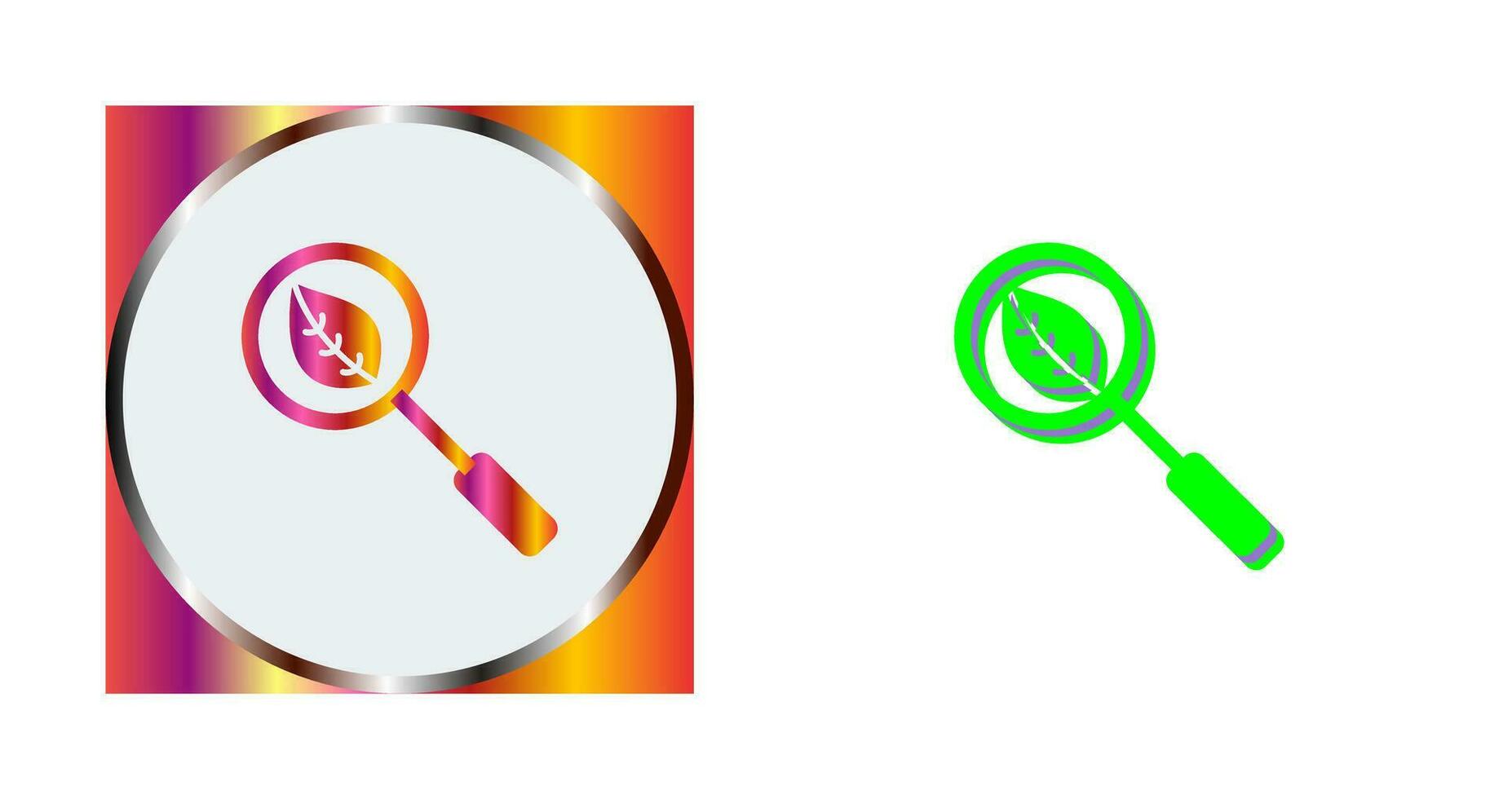 Unique Organic Search Vector Icon