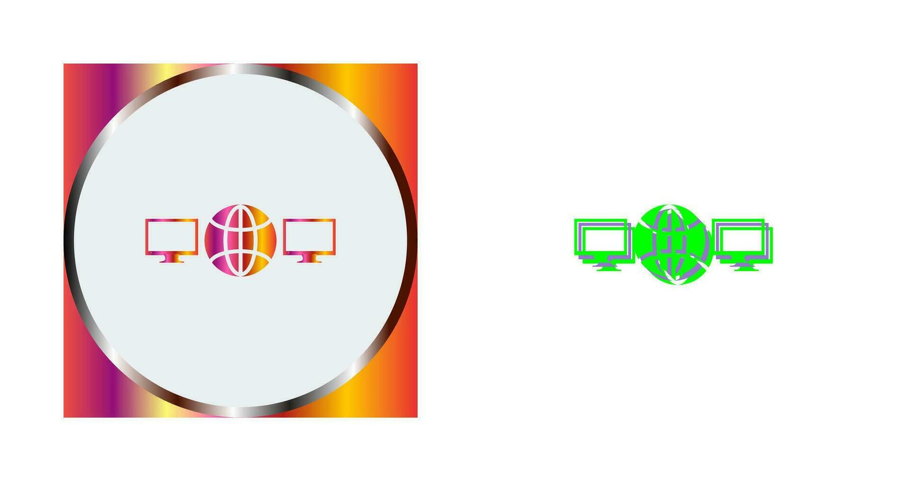 Unique Networks Vector Icon