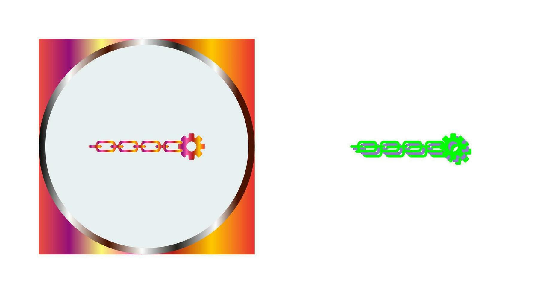 Unique Link Sales Vector Icon