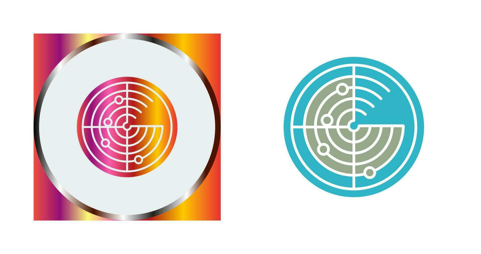 Radar Vector Icon