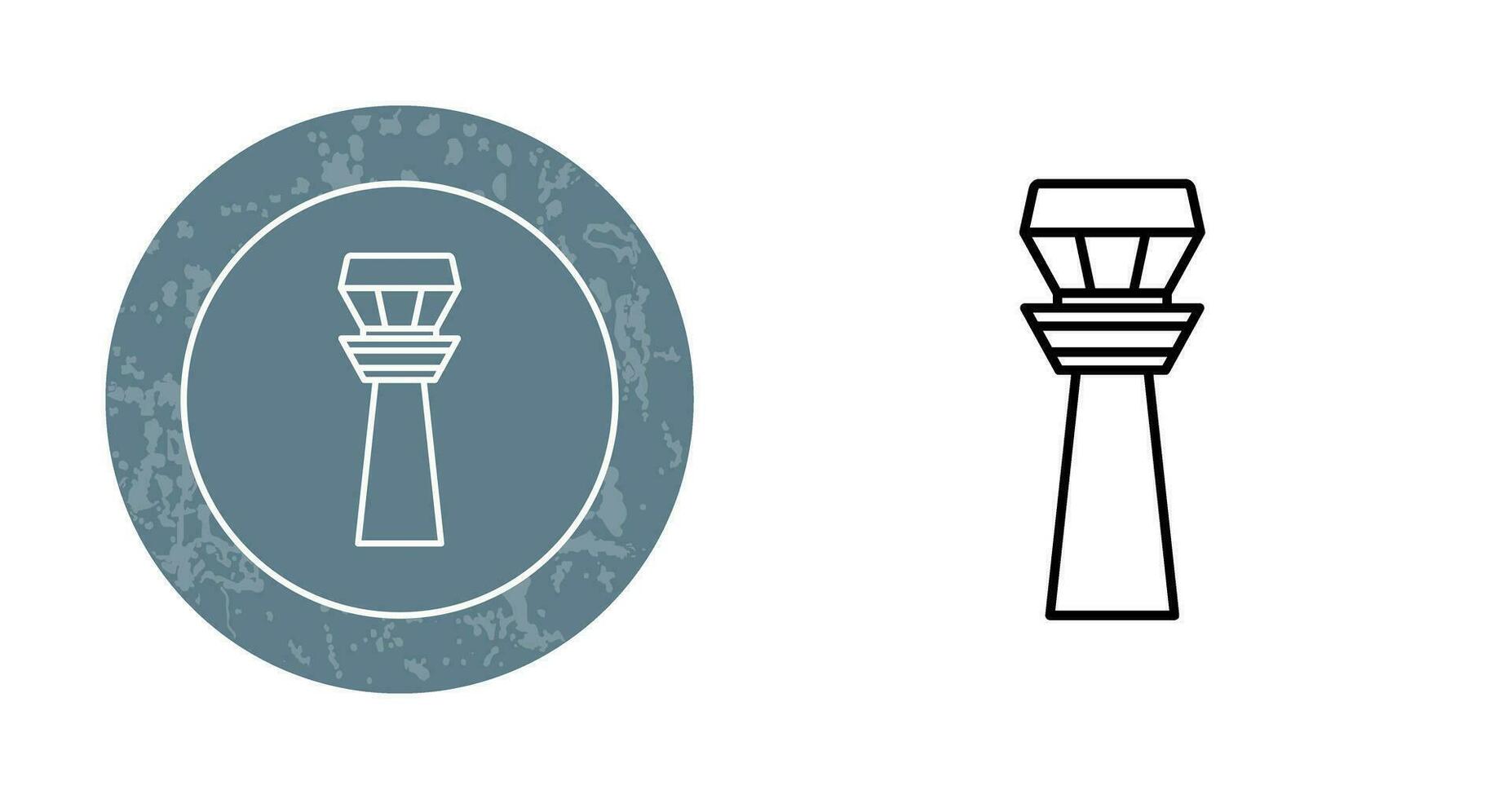 Control Tower Vector Icon