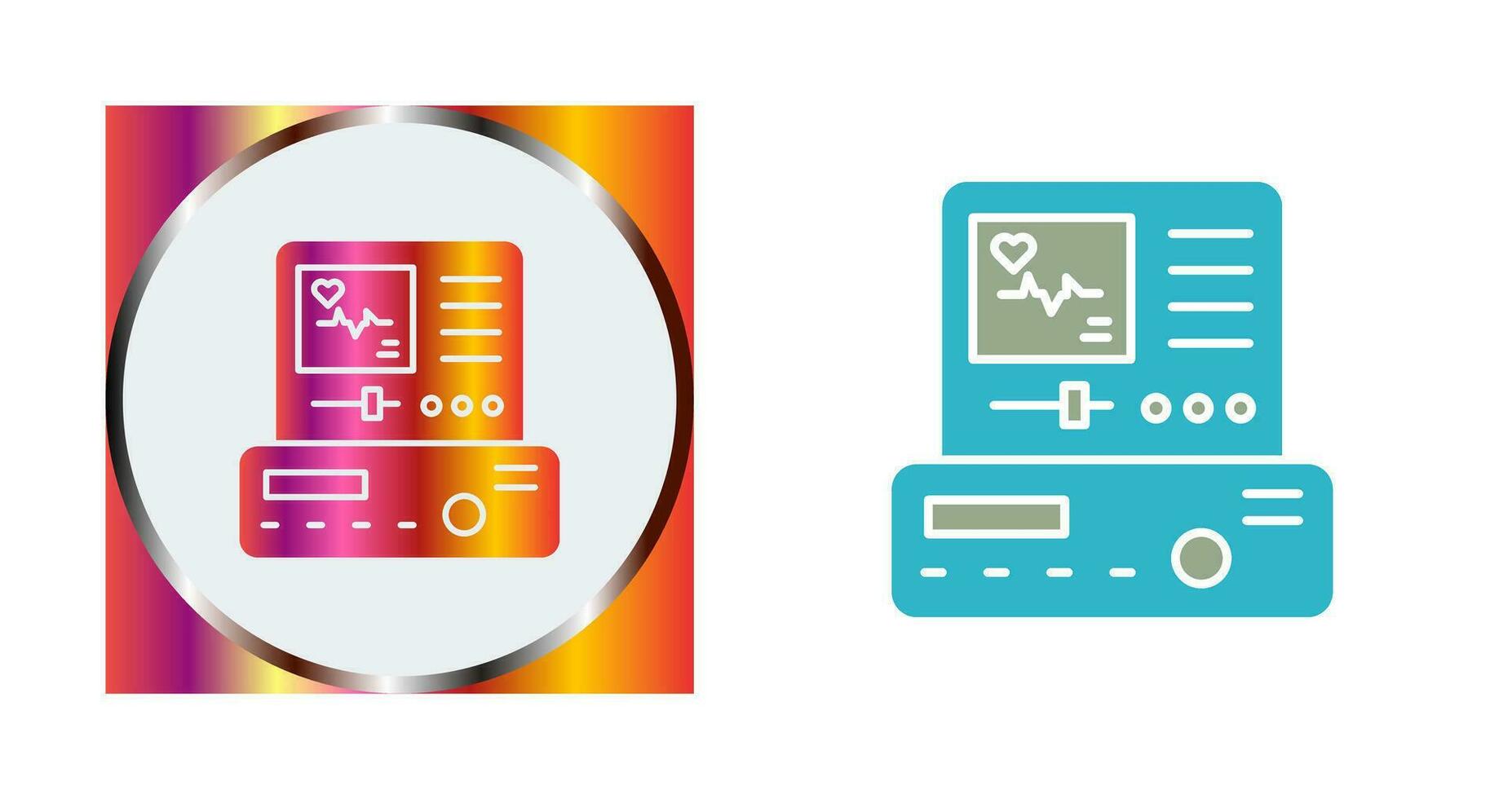 Electrocardiogram Vector Icon