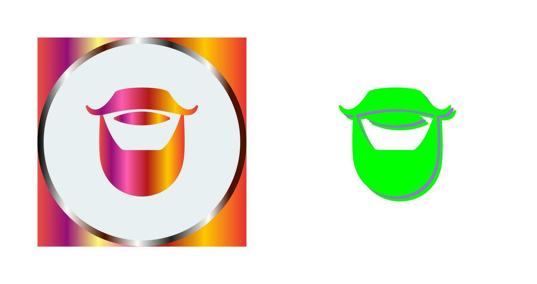 Beard and Moustache Vector Icon