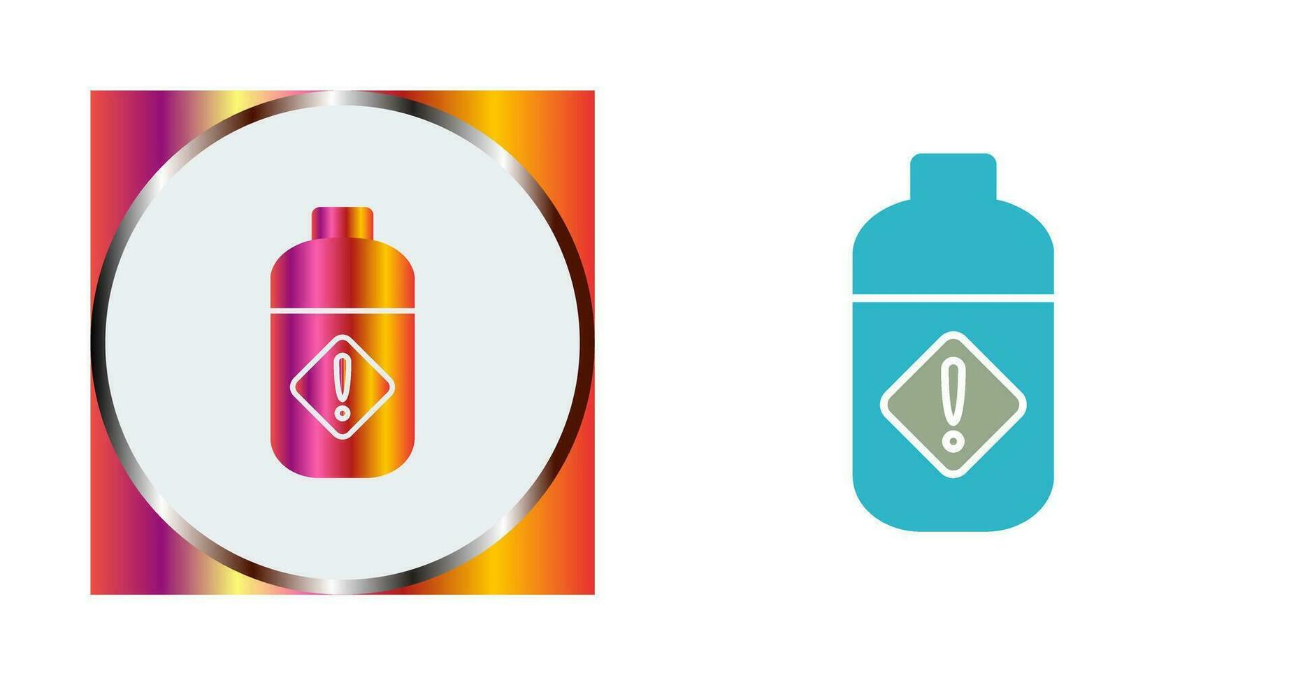 Pesticide Bottle Vector Icon