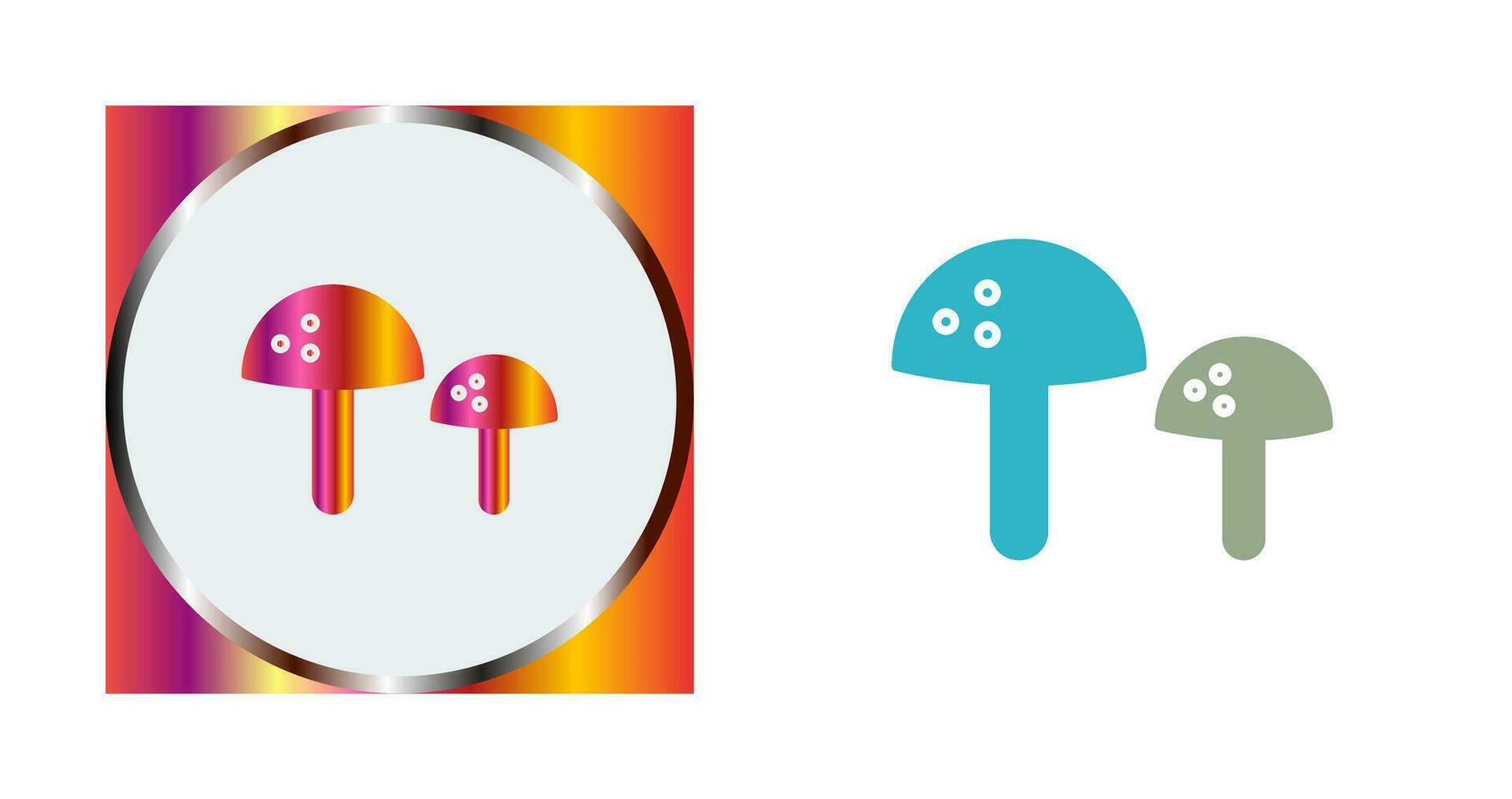 Mushrooms Vector Icon