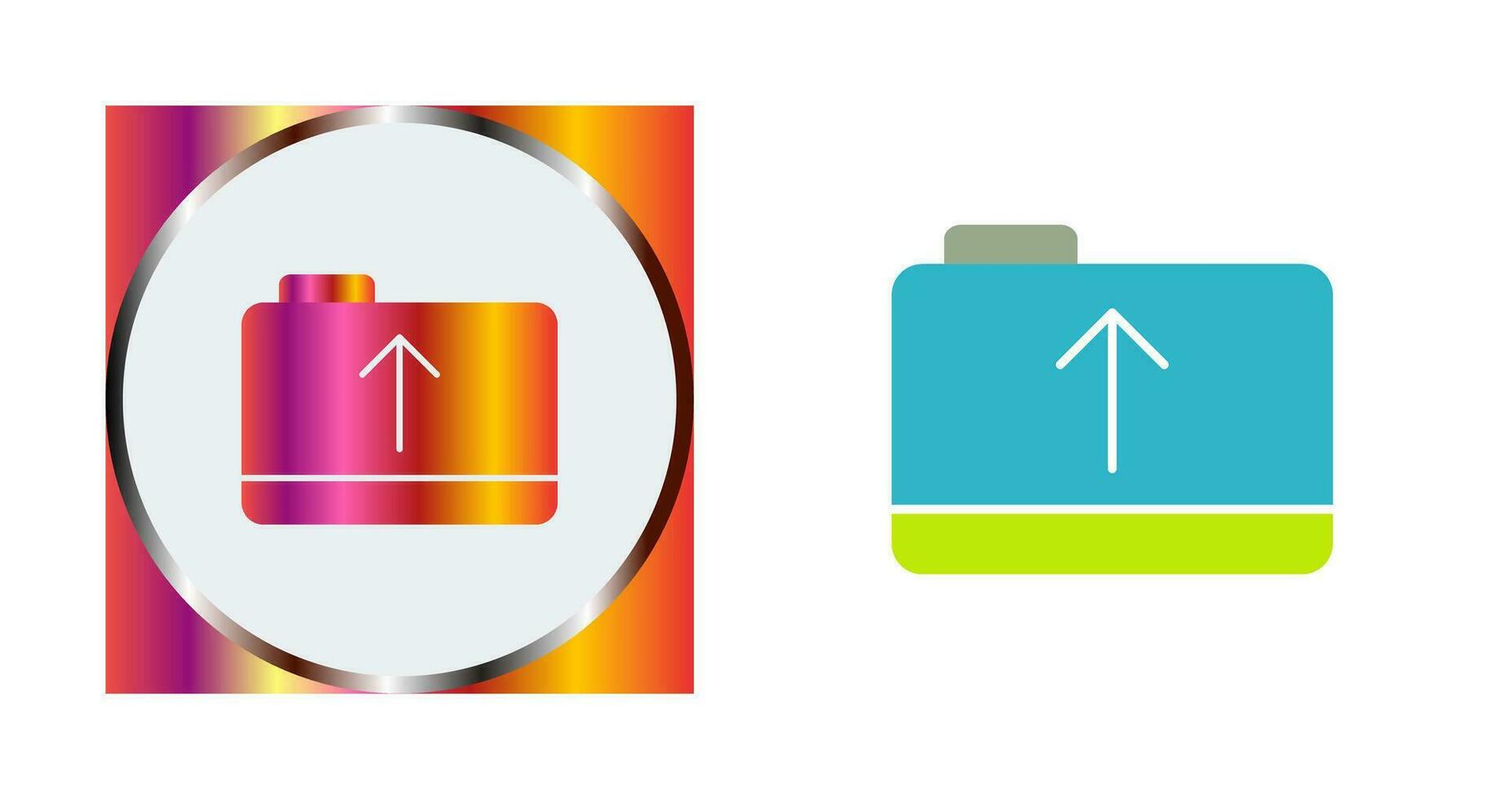 Unique Folder Vector Icon
